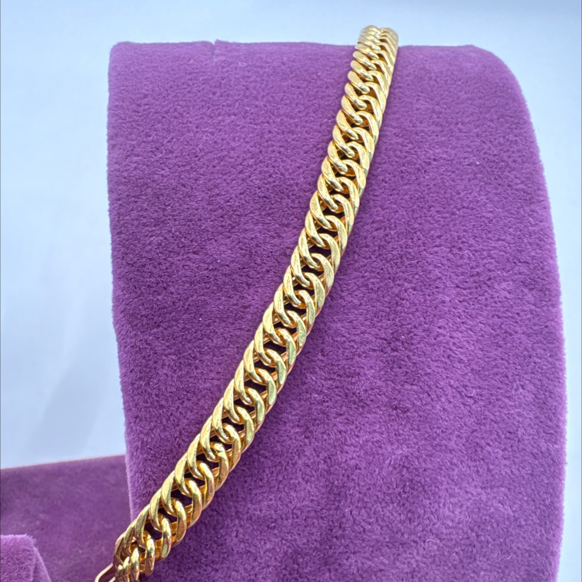 22 Ayar Altın Bileklik kartiyel bileklik 6.40gr 19.5 CM - F00079