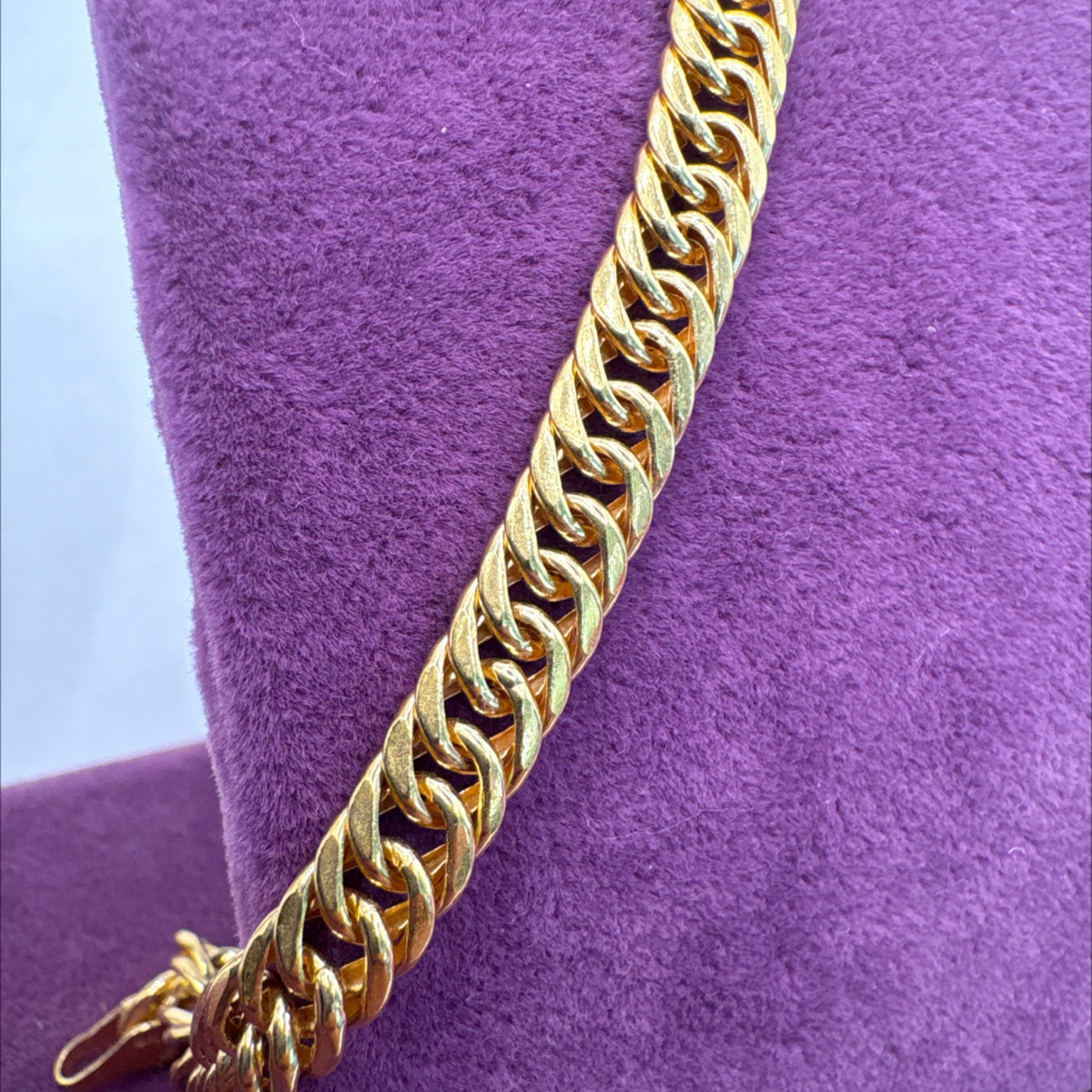 22 Ayar Altın Bileklik kartiyel bileklik 6.40gr 19.5 CM - F00079 - Fotoğraf 2