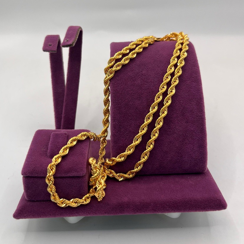 22 Ayar Altın Kolye halat zi̇nci̇r 6.36gr 55CM - Z00118