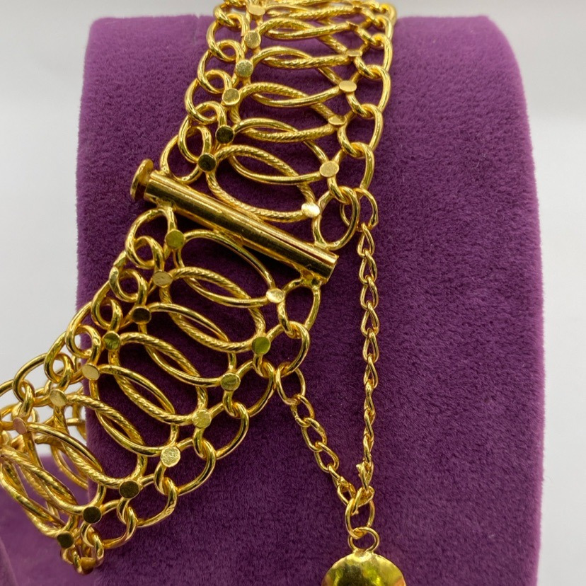 22 Ayar Altın Bileklik fi̇dan 15.52gr - F00084