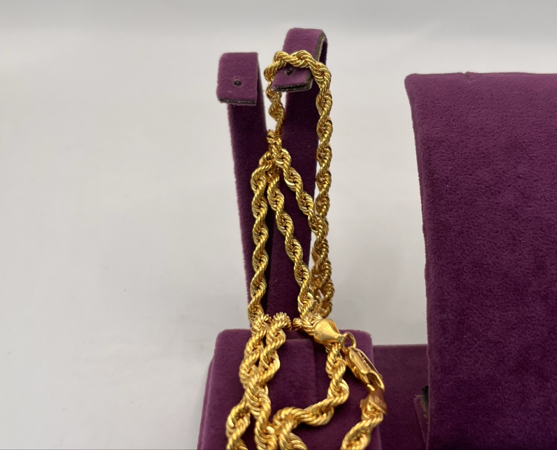 22 Ayar Altın Kolye Halat 17.04gr 75 CM - Z00122 - Fotoğraf 3