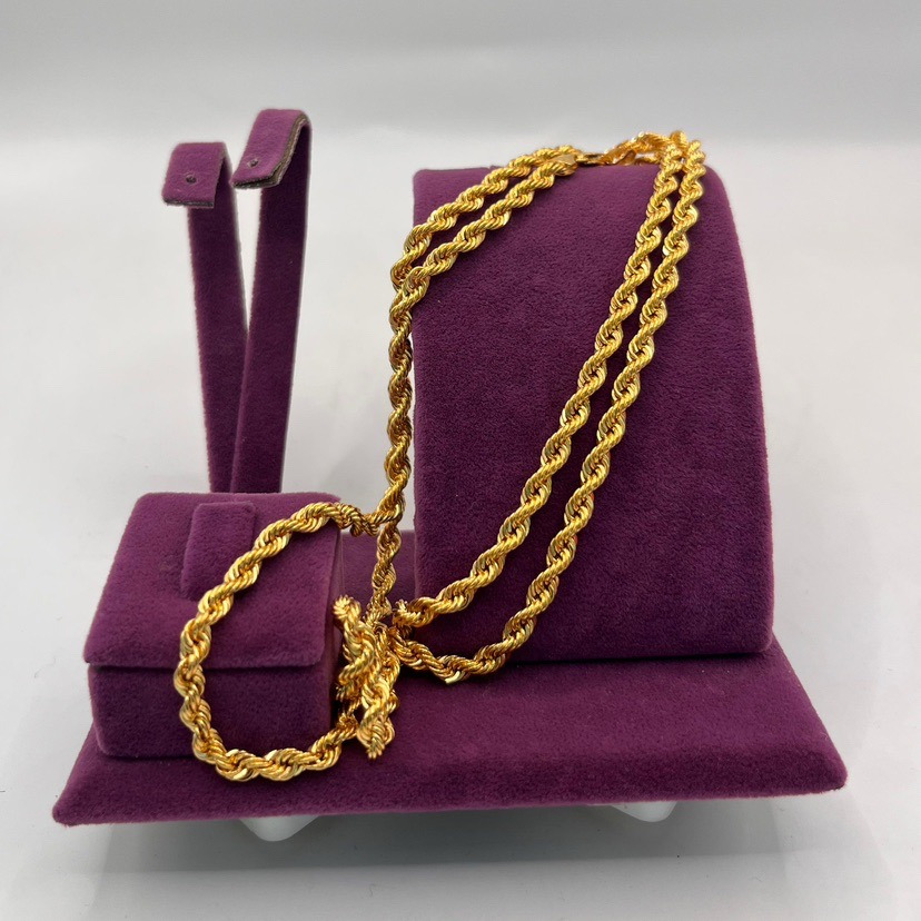 22 Ayar Altın Kolye Halat 11.75gr 75 CM - Z00123
