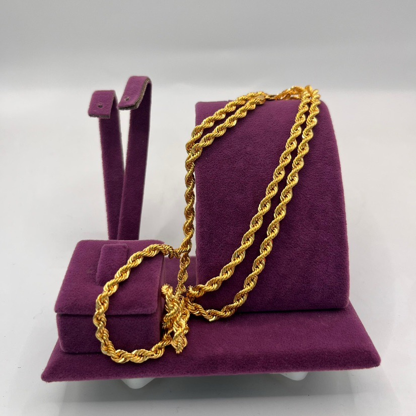 22 Ayar Altın Kolye Halat 4.82gr 65 CM - Z00126 - Fotoğraf 1
