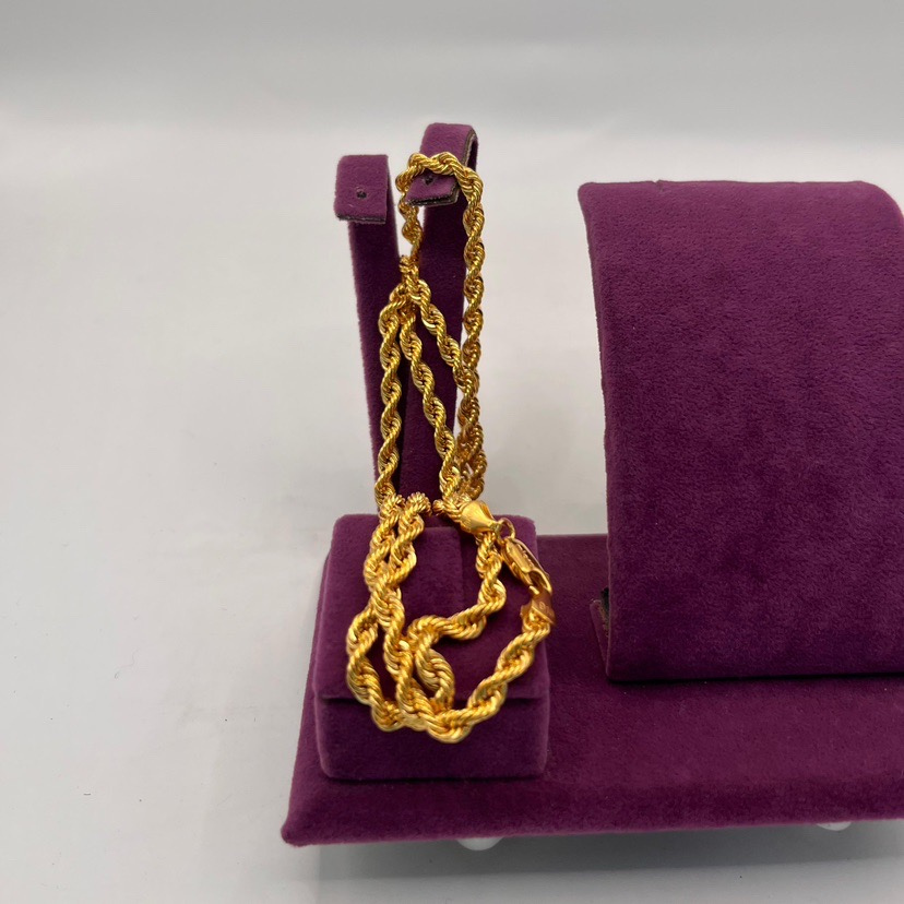 22 Ayar Altın Kolye Halat 4.82gr 65 CM - Z00126 - Fotoğraf 2