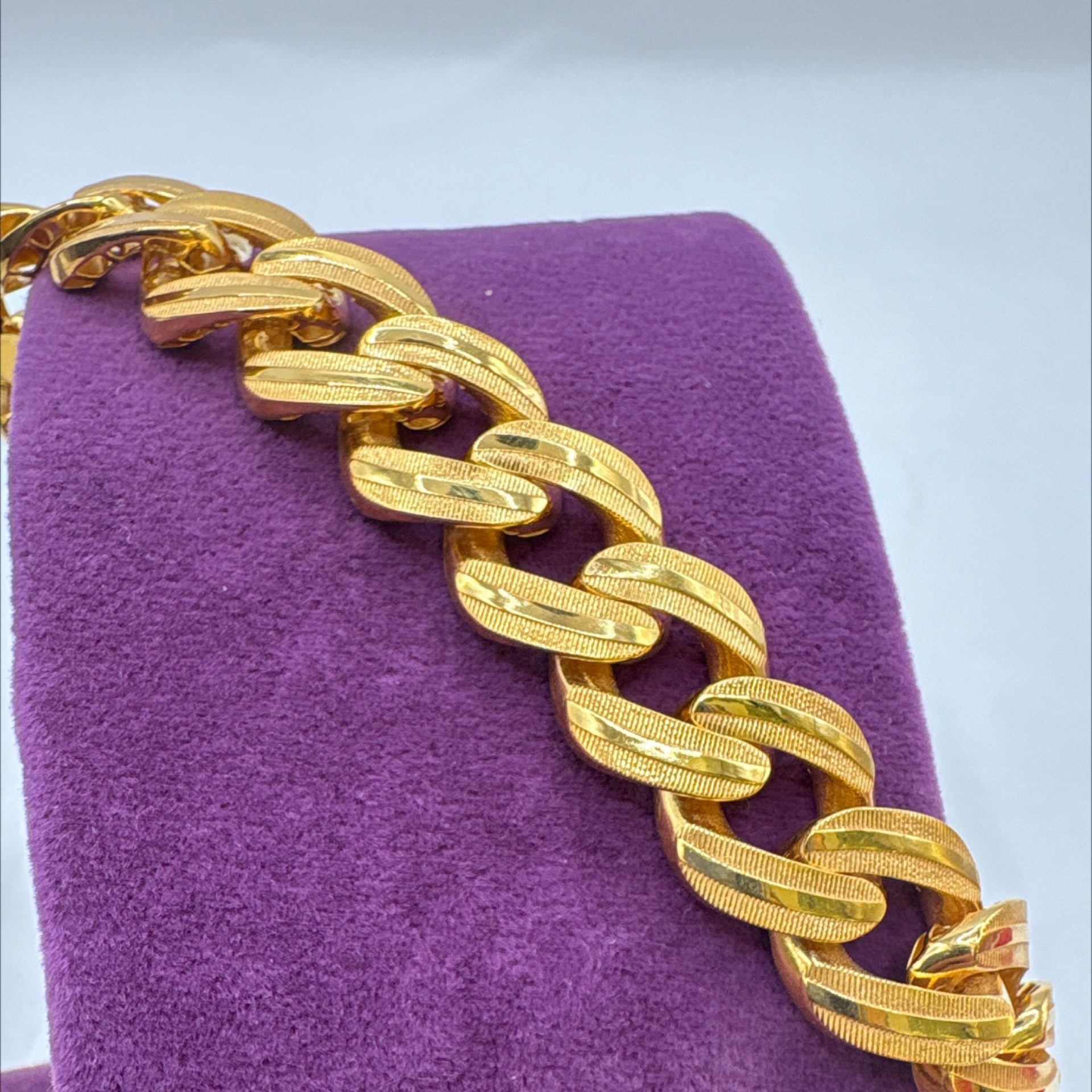 22 Ayar Altın Bileklik gurmet 31.82gr 19 CM - F00094 - Fotoğraf 1