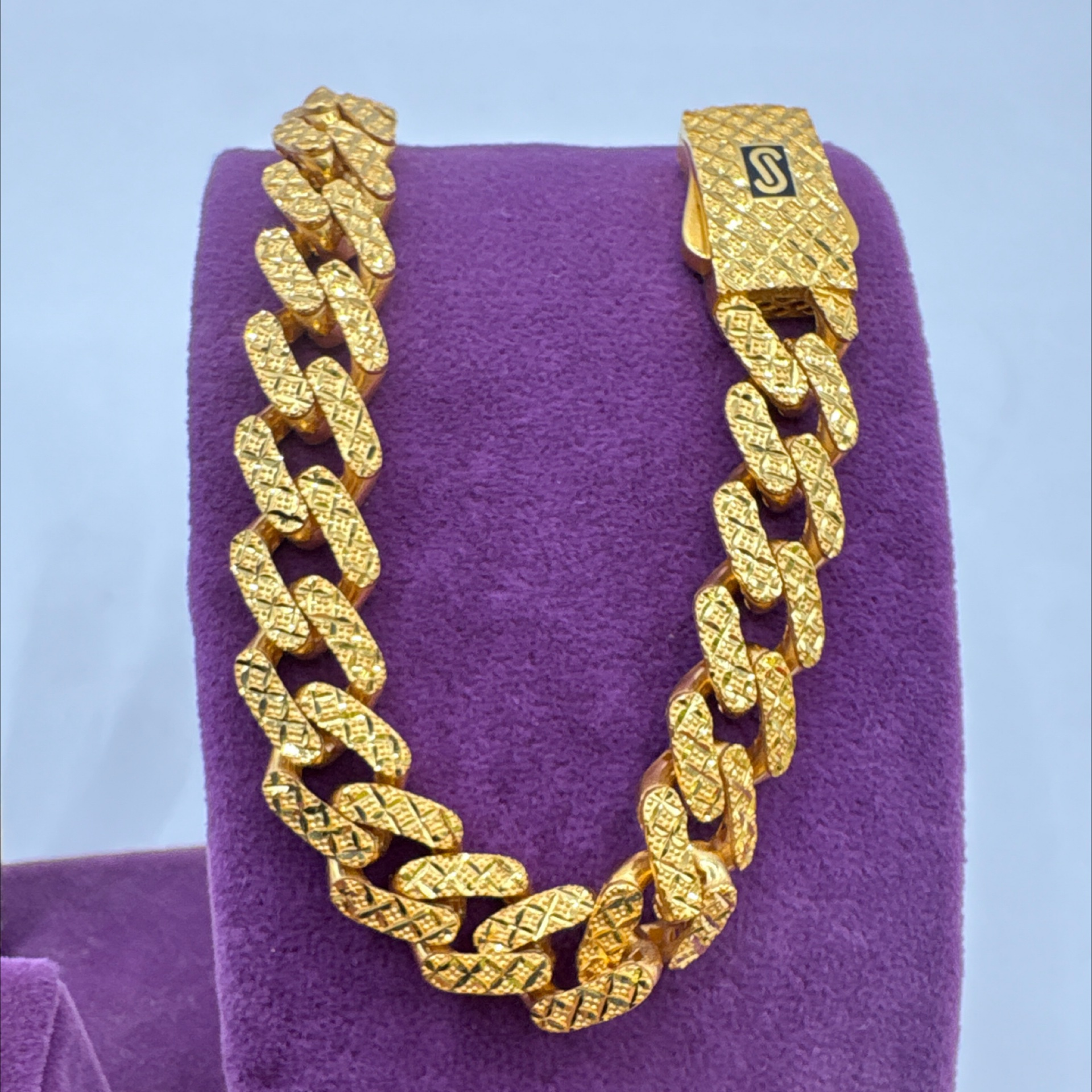 22 Ayar Altın Bileklik gurmet 23.49gr 20 CM - F00095 - Fotoğraf 3