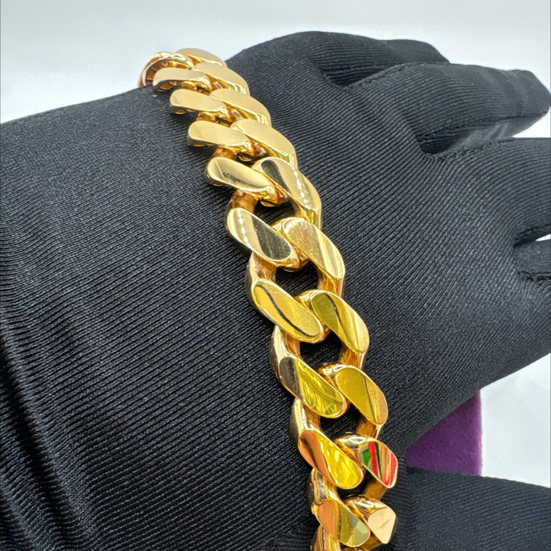 22 Ayar Altın Bileklik gurmet 25.42gr 20 CM - F00096 - Fotoğraf 3