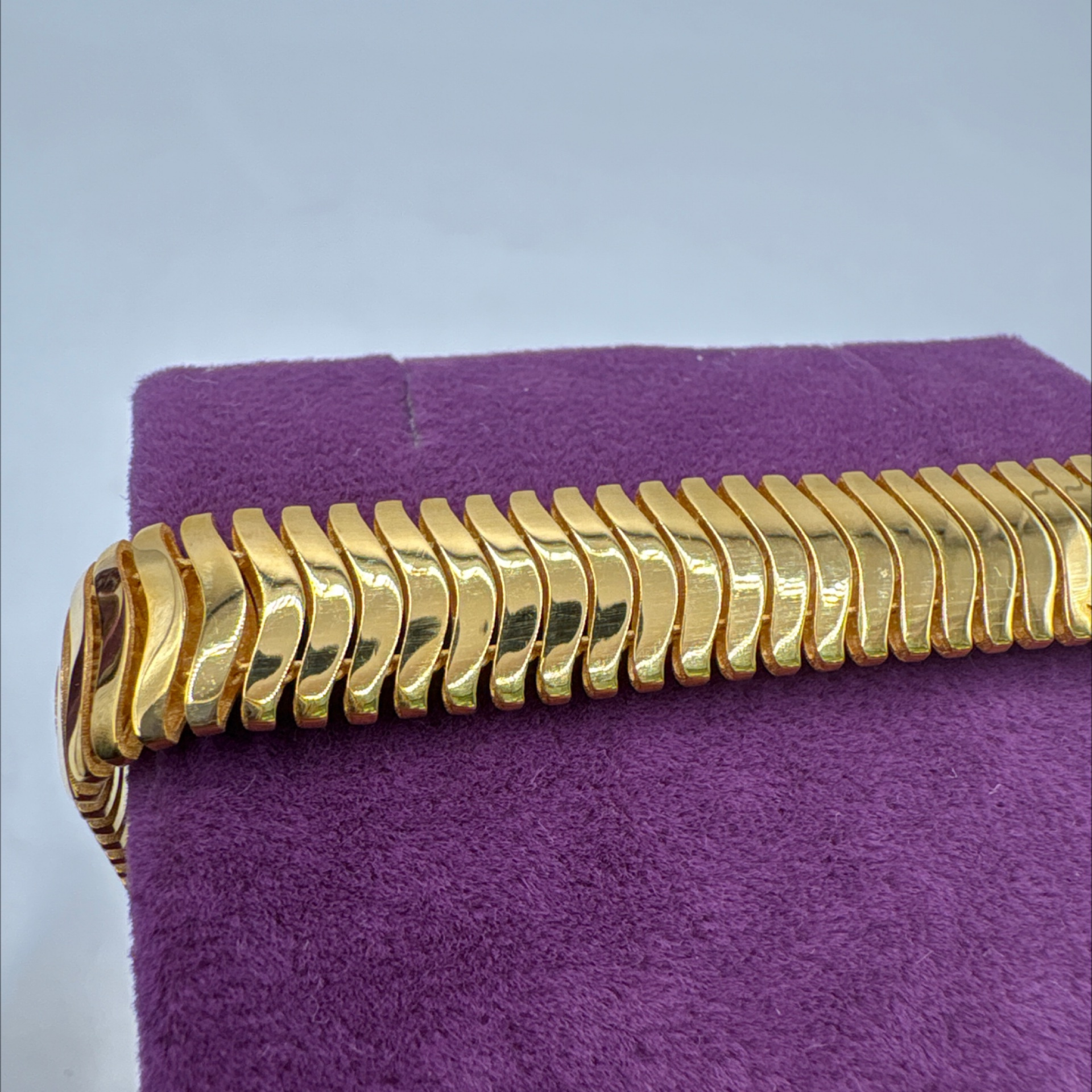 22 Ayar Altın Bileklik Balık Sırtı 21.39gr 19 CM - F00099 - Fotoğraf 2