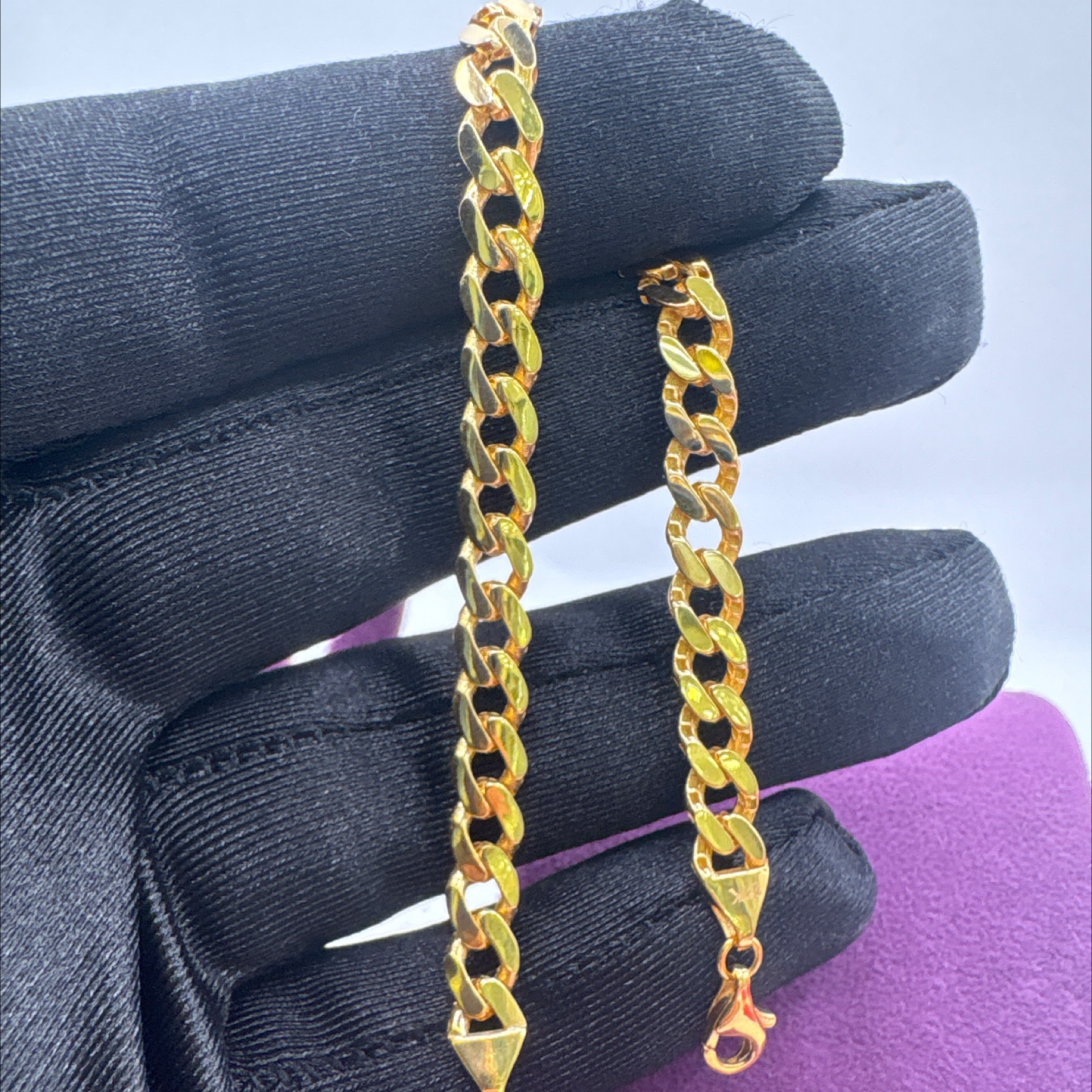 22 Ayar Altın Bileklik gurmet 6.44gr 18 CM - F00100 - Fotoğraf 2