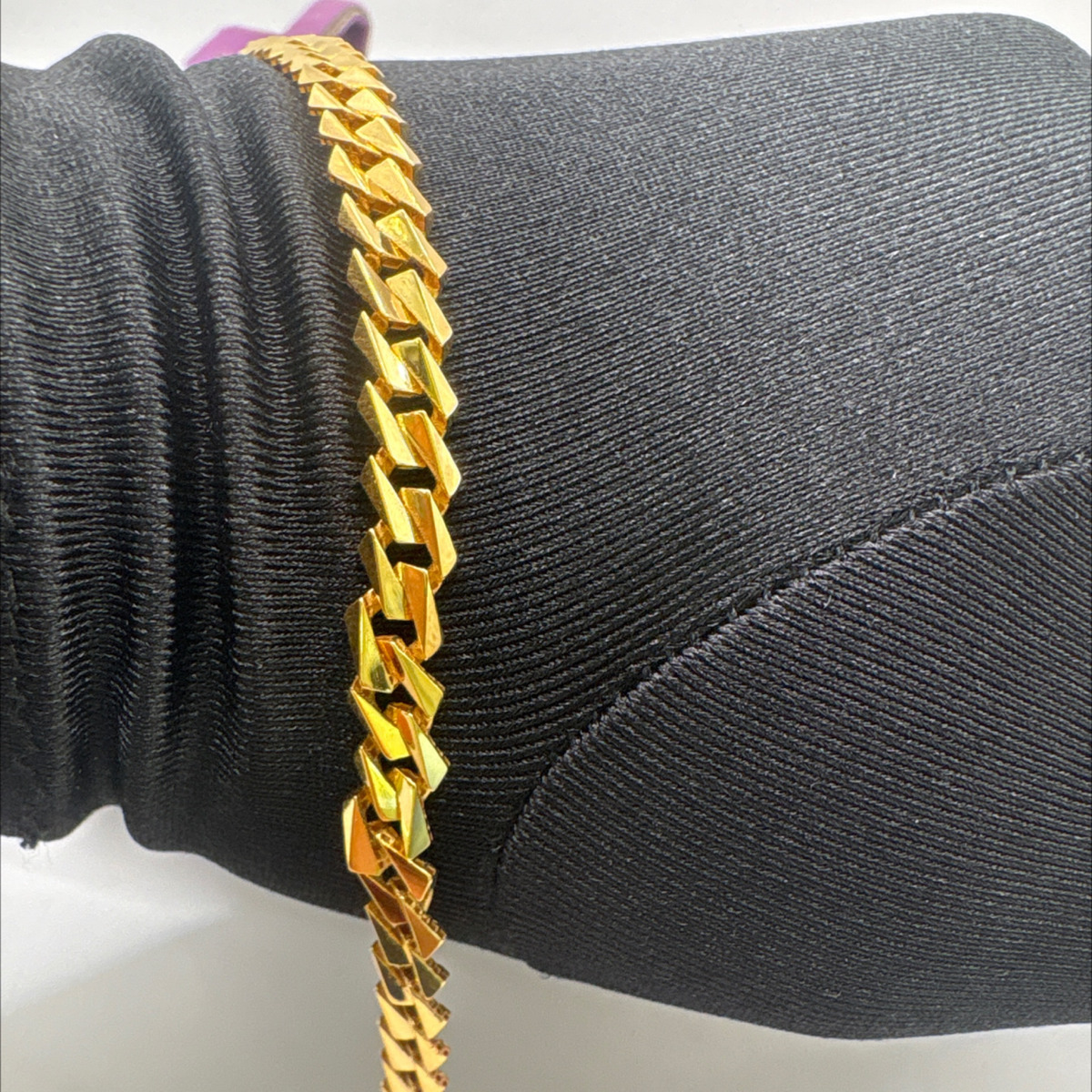22 Ayar Altın Bileklik gurmet 8.64gr 19 CM - F00101 - Fotoğraf 3