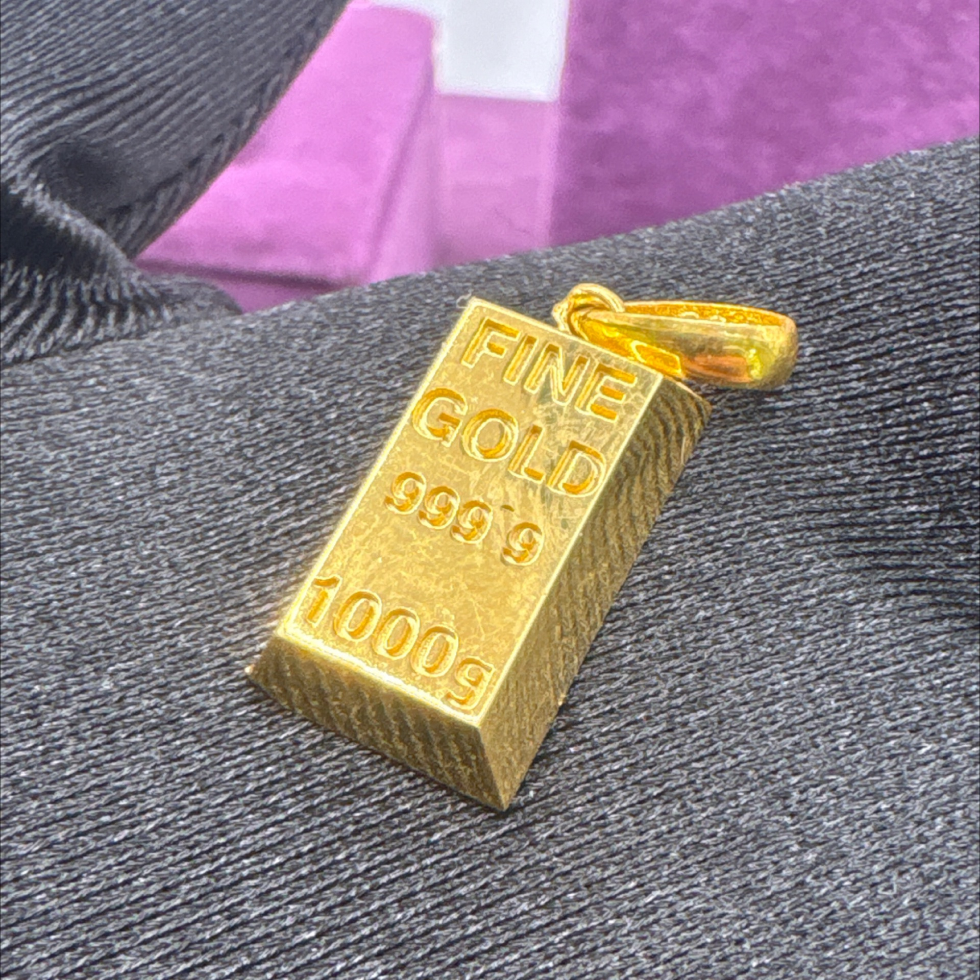 22 Ayar Altın Kolye Külçe 2.75gr - Z00132 - Fotoğraf 2