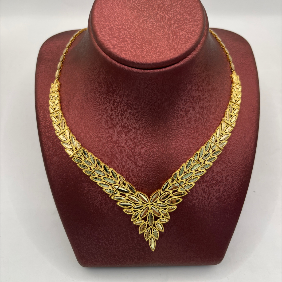 22 Ayar Altın Set Başak Akıtma Tarzı 18.28gr - SE00022 - Fotoğraf 2