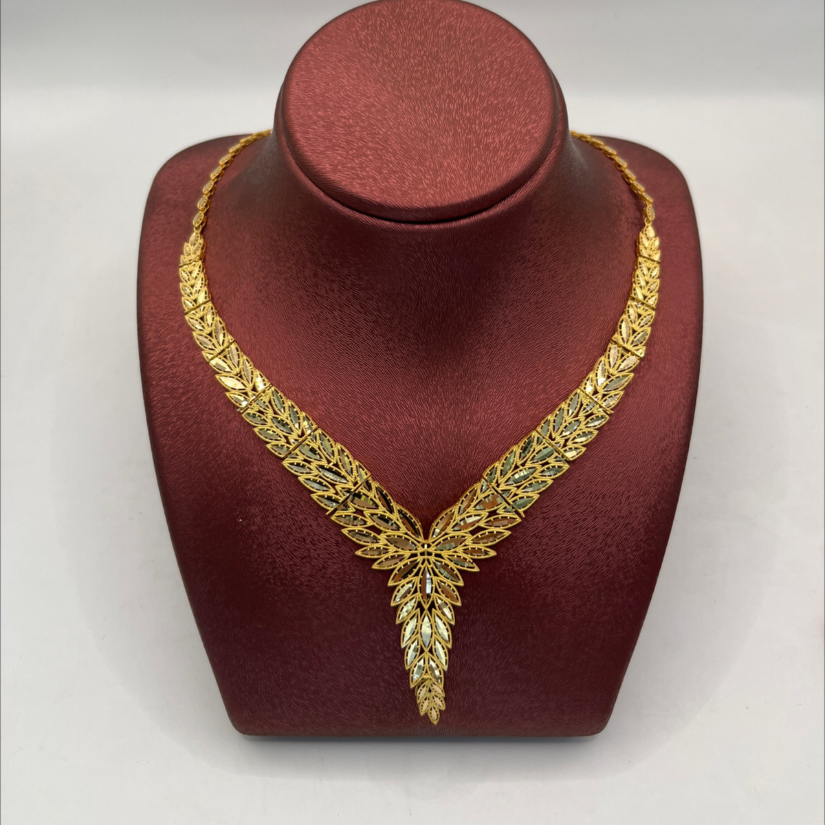 22 Ayar Altın Set Başak Sıralı Yaldızlı 19.93gr - SE00024 - Fotoğraf 2