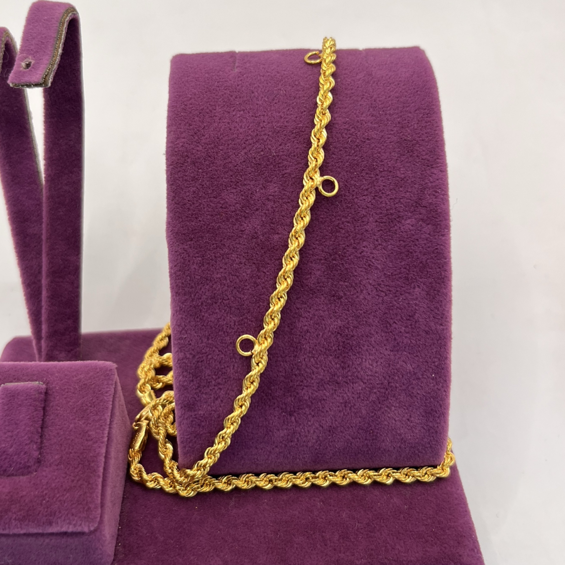 22 Ayar Altın Kolye halat 11.34gr 65 CM - Z00134 - Fotoğraf 1