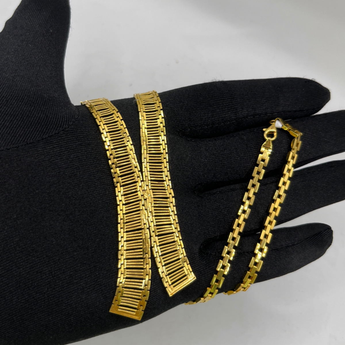 22 Ayar Altın Set Gerdanlık 30.67gr Kadın - SE00035 - Fotoğraf 4