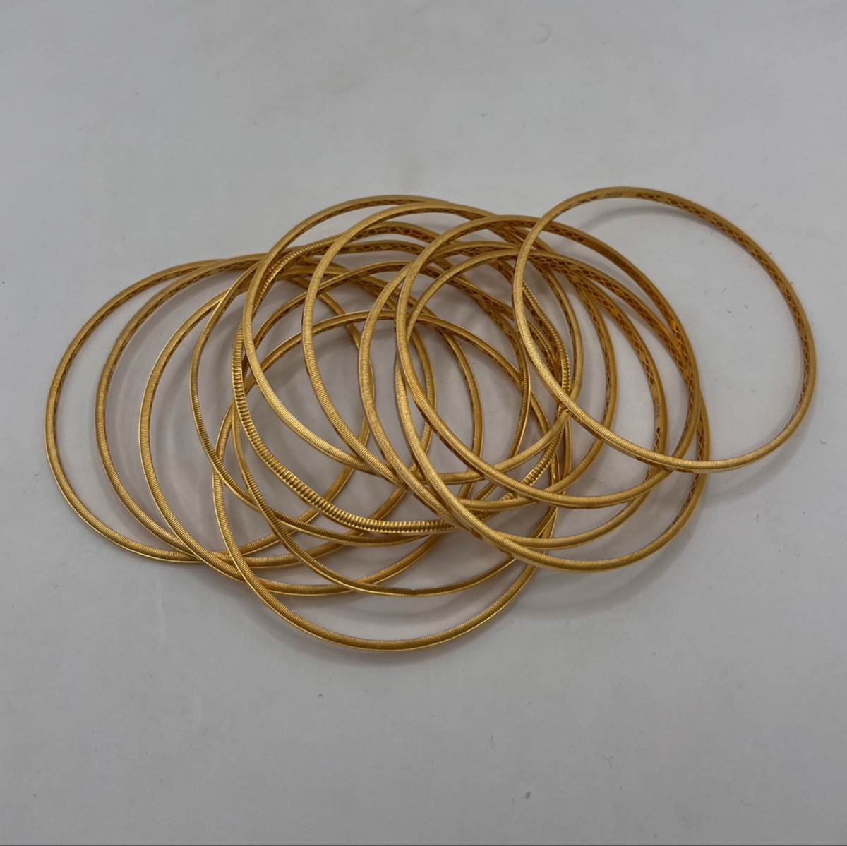22 Ayar Altın Bilezik Zikzak 5.25gr - BZ01439 - Fotoğraf 5