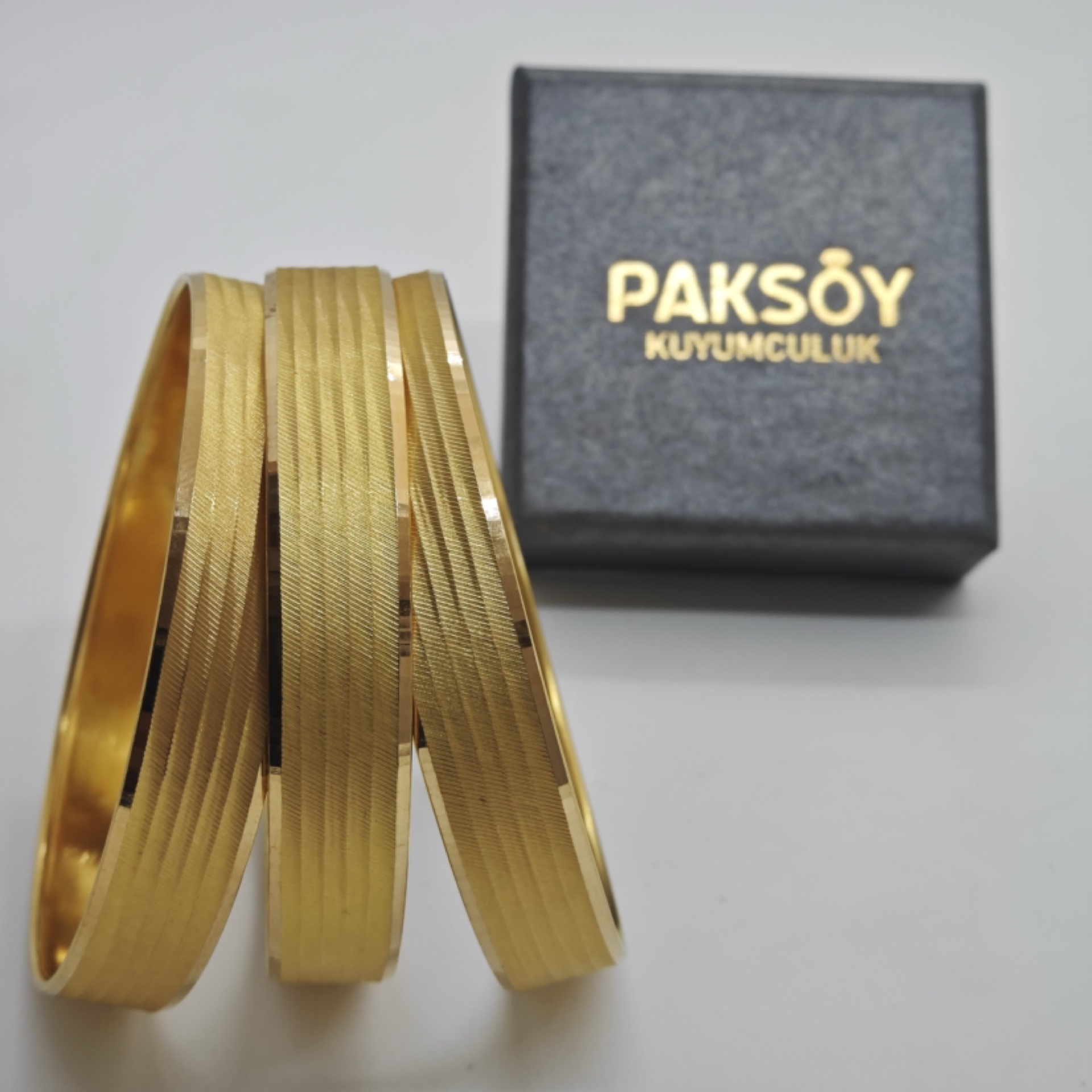 22 Ayar Altın Bilezik Hasır 9.75gr - BZ01448 - Fotoğraf 1