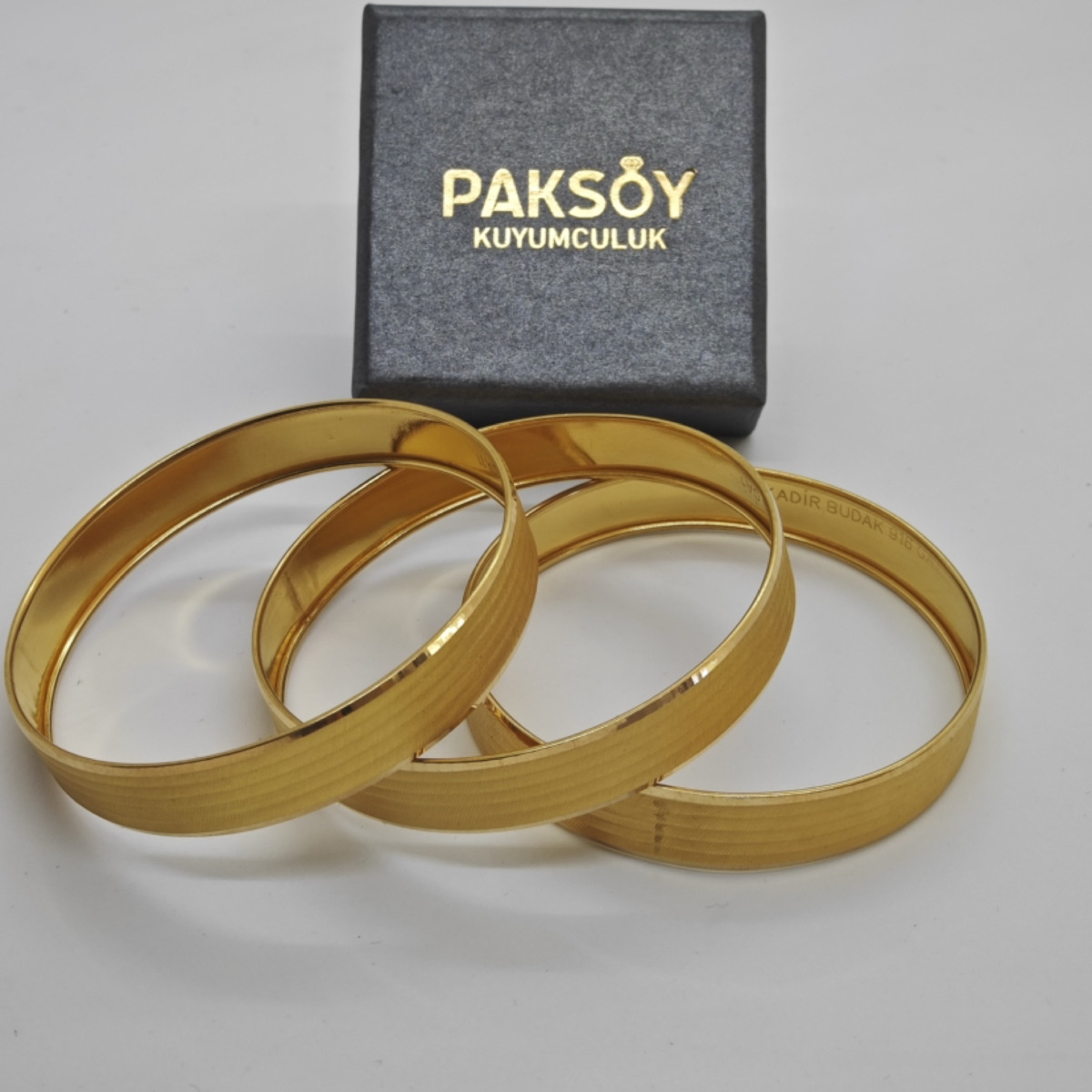 22 Ayar Altın Bilezik Hasır 10.38gr - BZ01452 - Fotoğraf 5