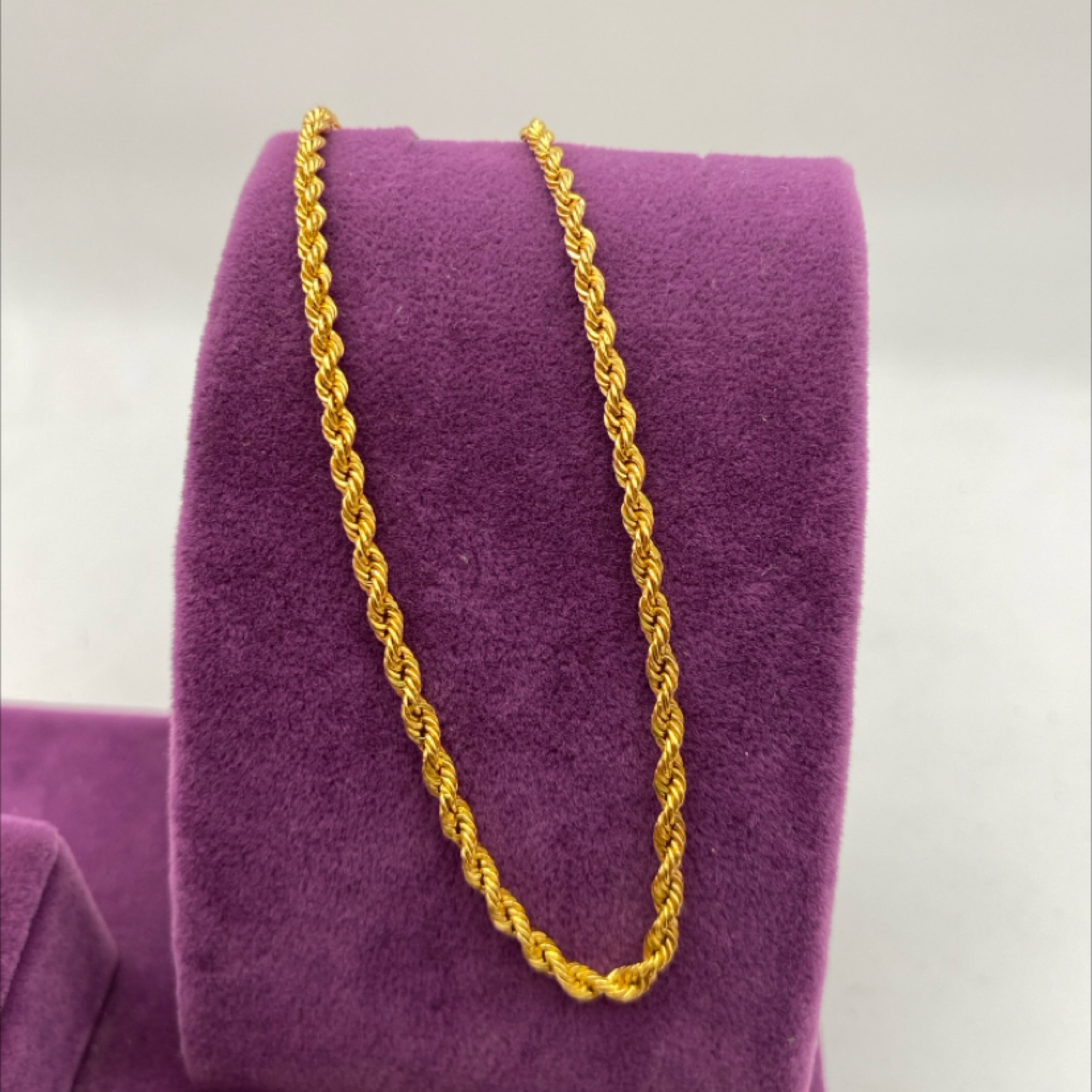 22 Ayar Altın Kolye Halat 5.75gr 55cm - Z00145 - Fotoğraf 1