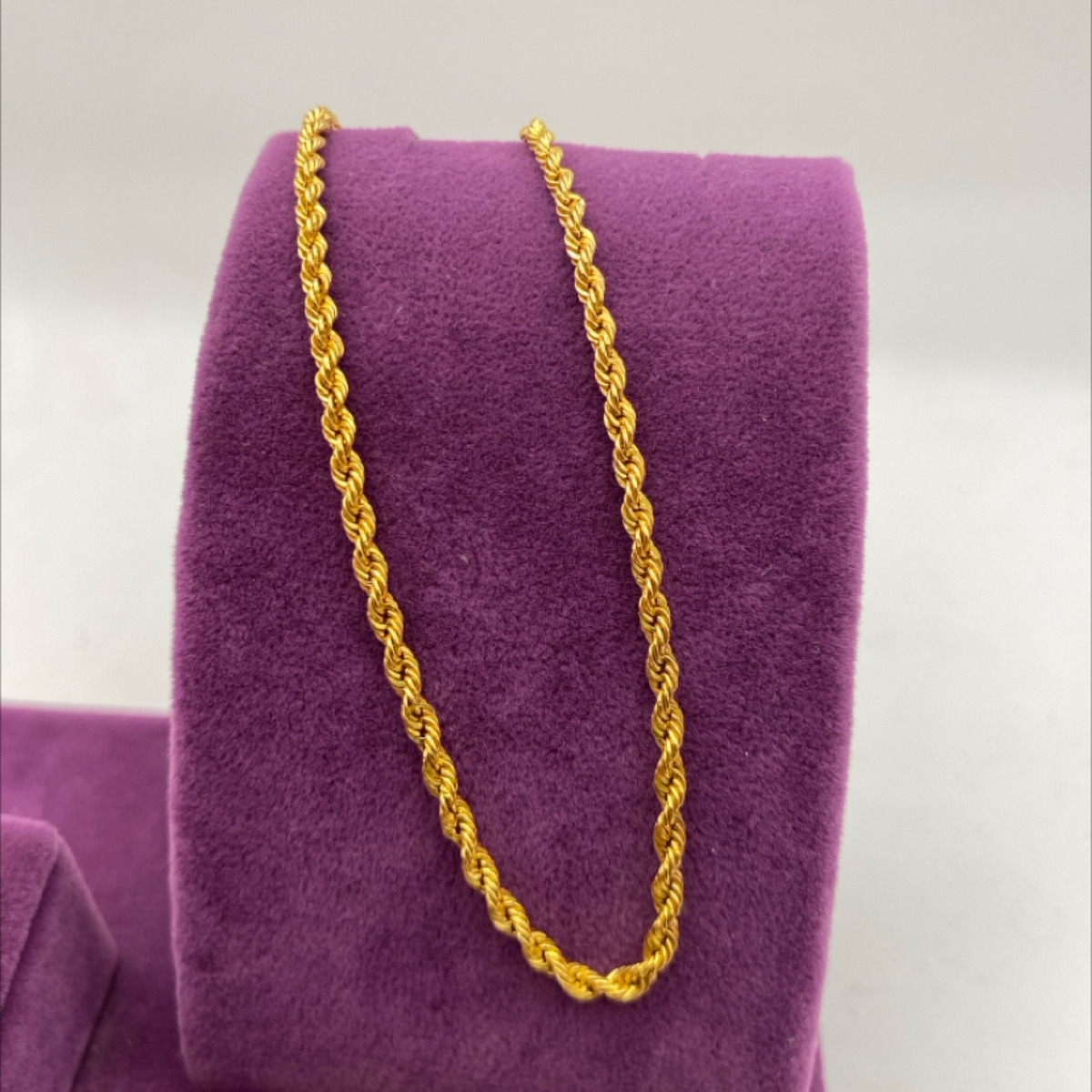 22 Ayar Altın Kolye Halat 5.75gr 55cm - Z00145 - Fotoğraf 1
