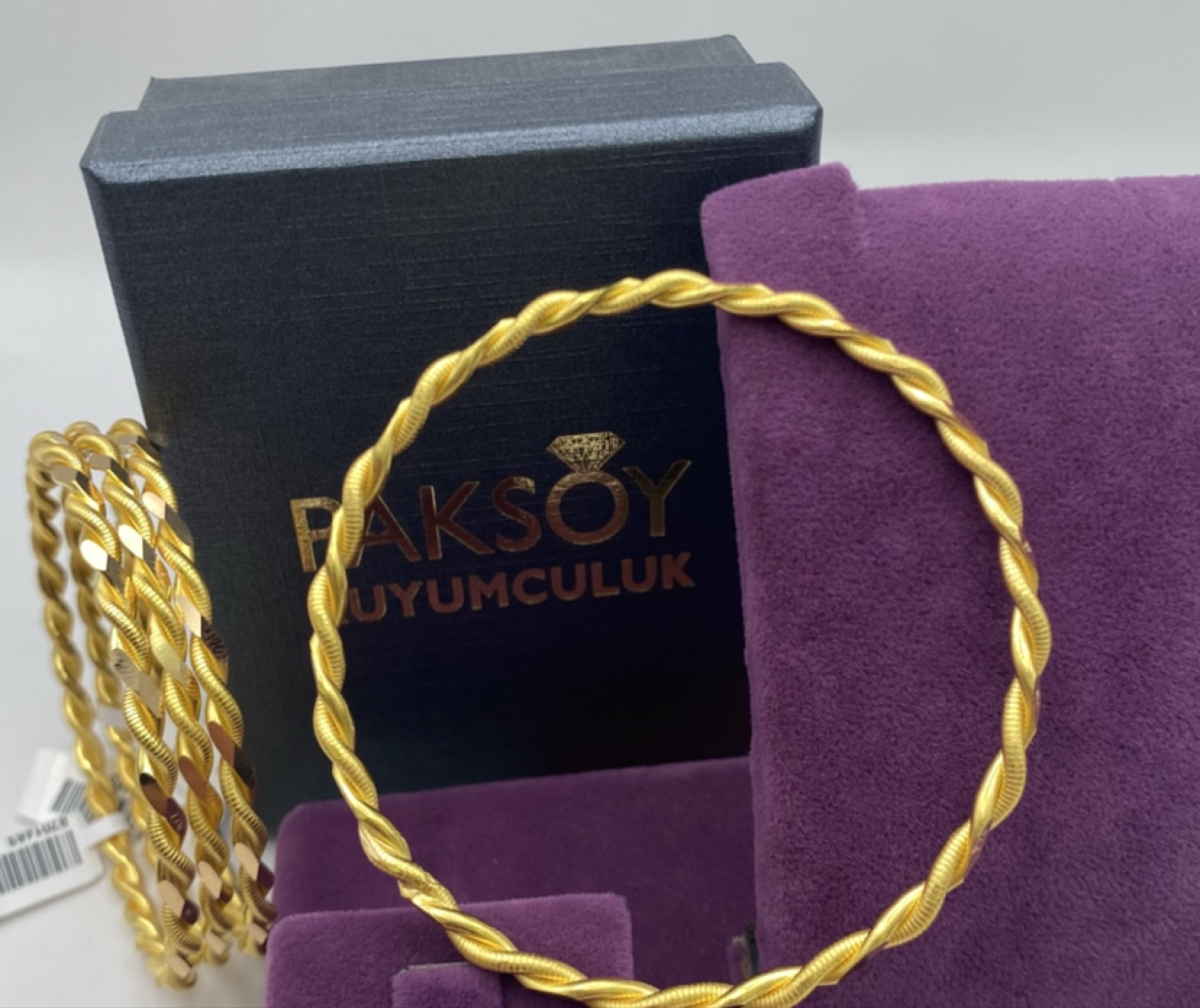 22 Ayar Altın Bilezik Kıvırcık 19.97gr - BZ01465 - Fotoğraf 4