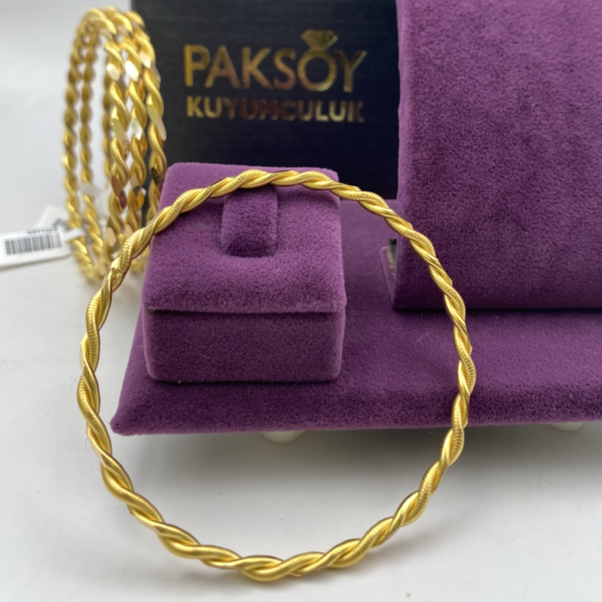22 Ayar Altın Bilezik Kıvırcık 20.12gr - BZ01466 - Fotoğraf 1