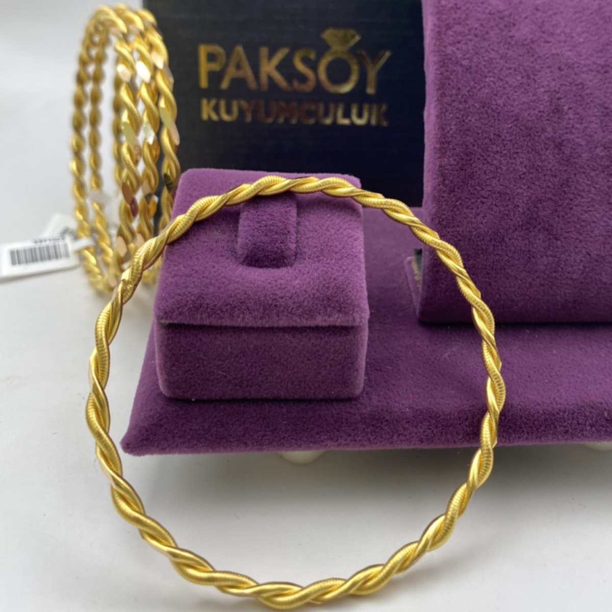 22 Ayar Altın Bilezik Kıvırcık 20.12gr - BZ01471 - Fotoğraf 1