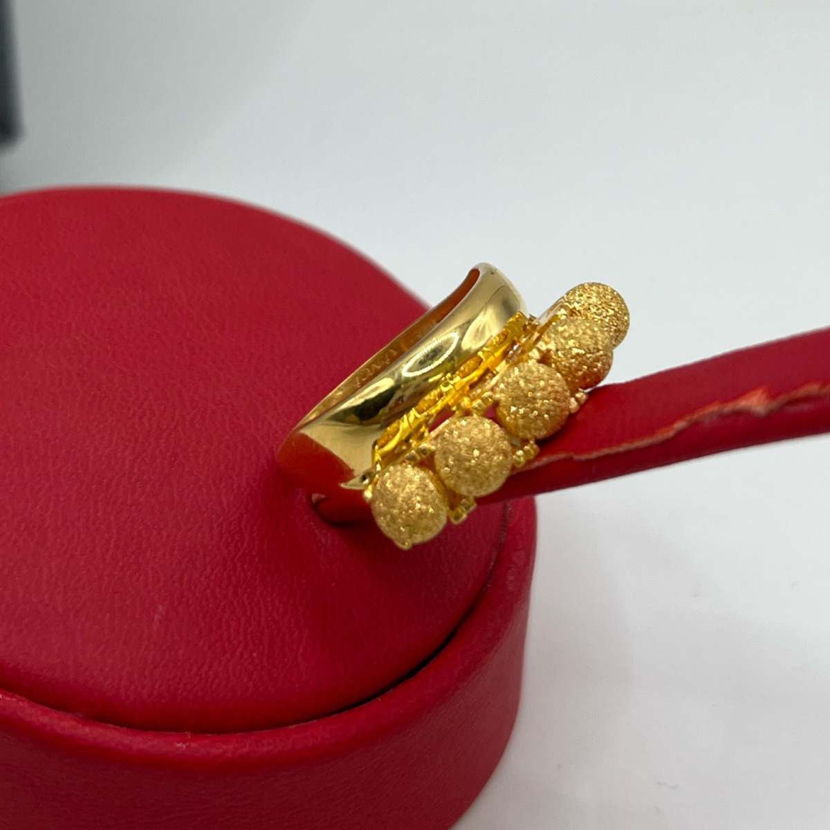 22 Ayar Altın Yüzük 5 Taş Dorikalı 5.63gr 17 - Y01246 - Fotoğraf 5