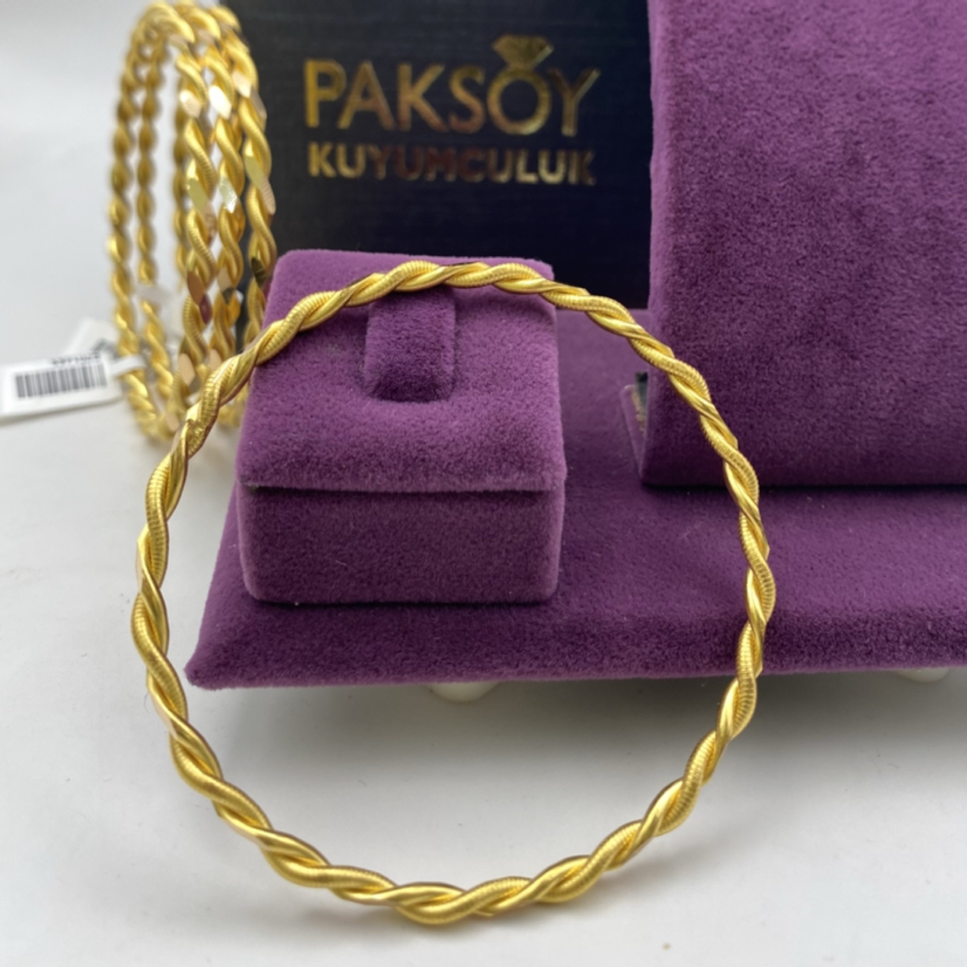22 Ayar Altın Bilezik Kıvırcık 9.97gr - BZ01508 - Fotoğraf 1