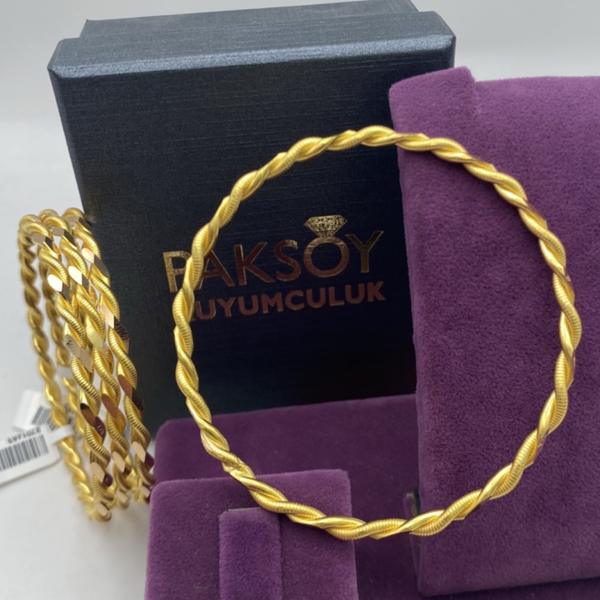 22 Ayar Altın Bilezik Kıvırcık 9.97gr - BZ01508 - Fotoğraf 4