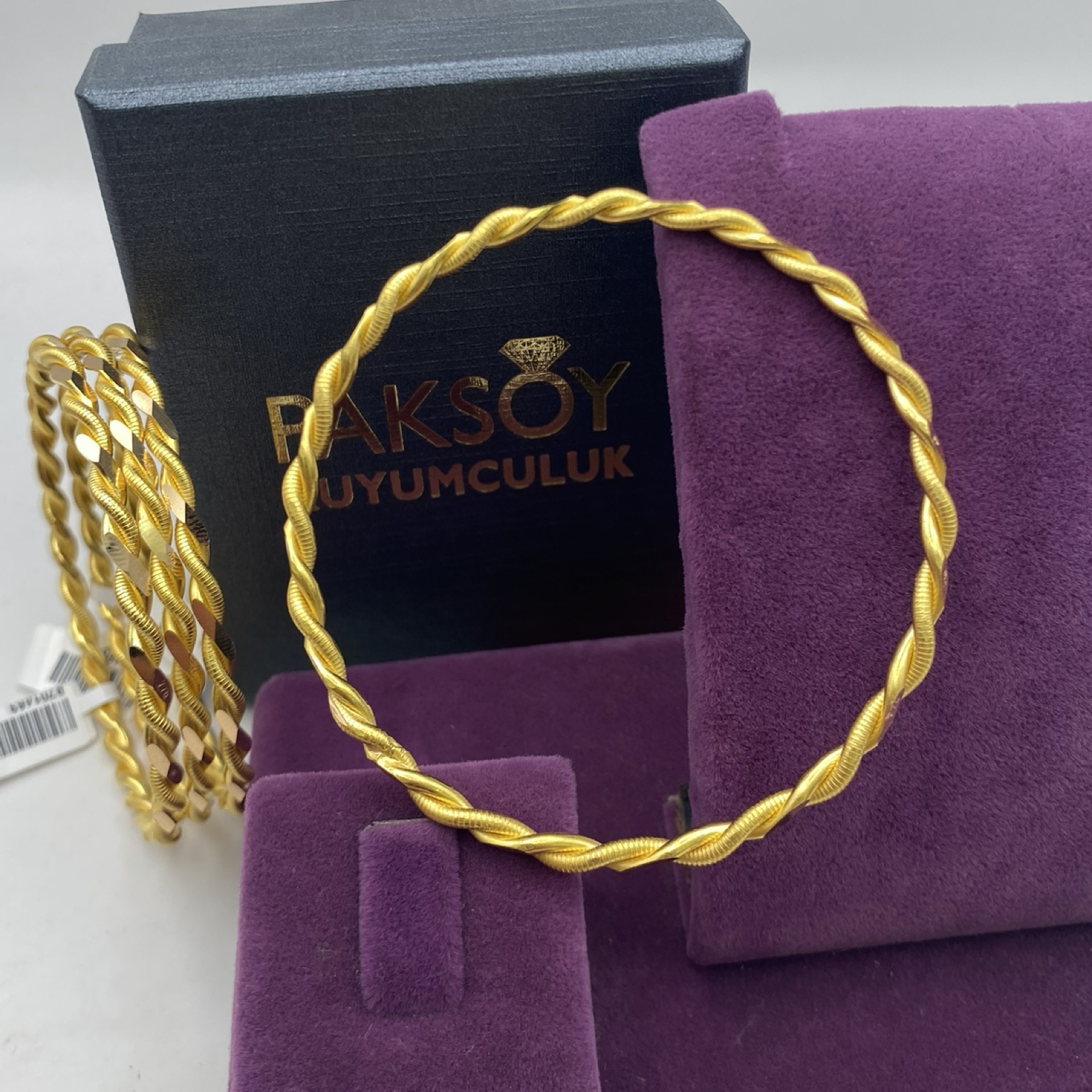 22 Ayar Altın Bilezik Kıvırcık 9.97gr - BZ01534 - Fotoğraf 4