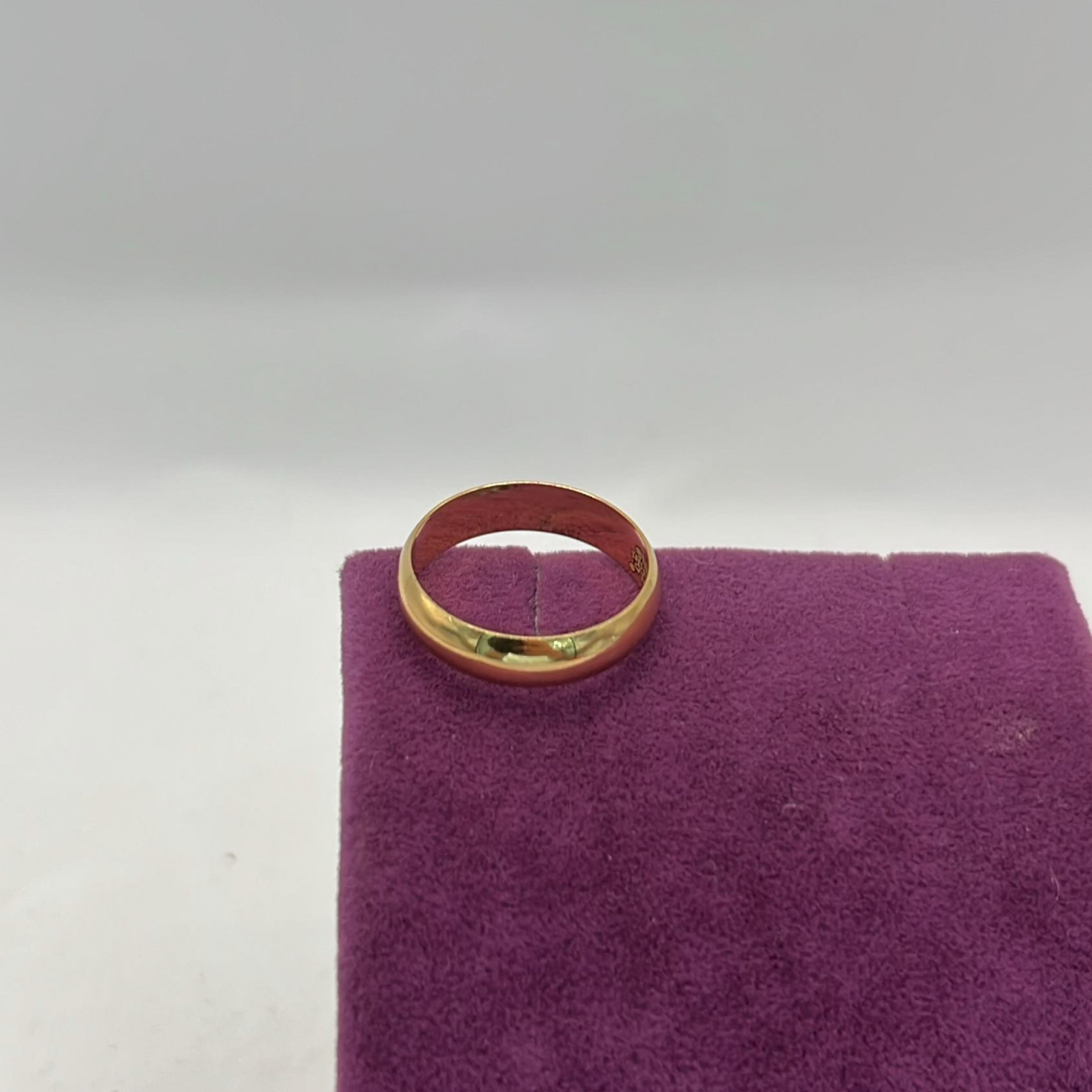 22 Ayar Altın Yüzük Düz Çilalı 3.07gr - Y01247 - Fotoğraf 5