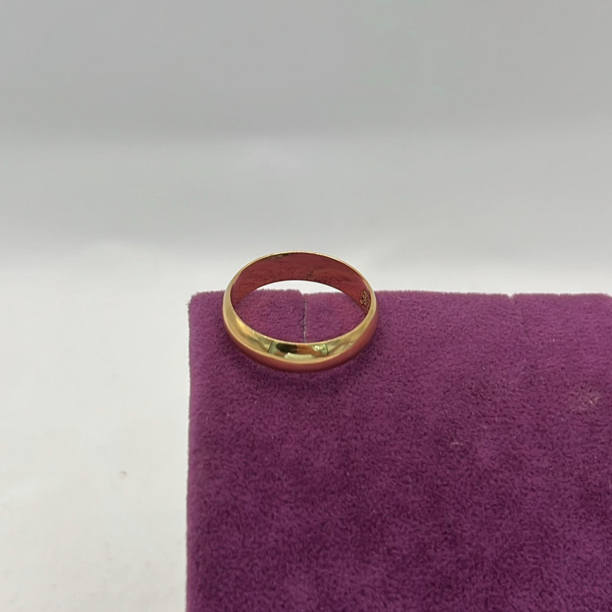 22 Ayar Altın Yüzük Düz Çilalı 2.46gr 21 - Y01250 - Fotoğraf 5