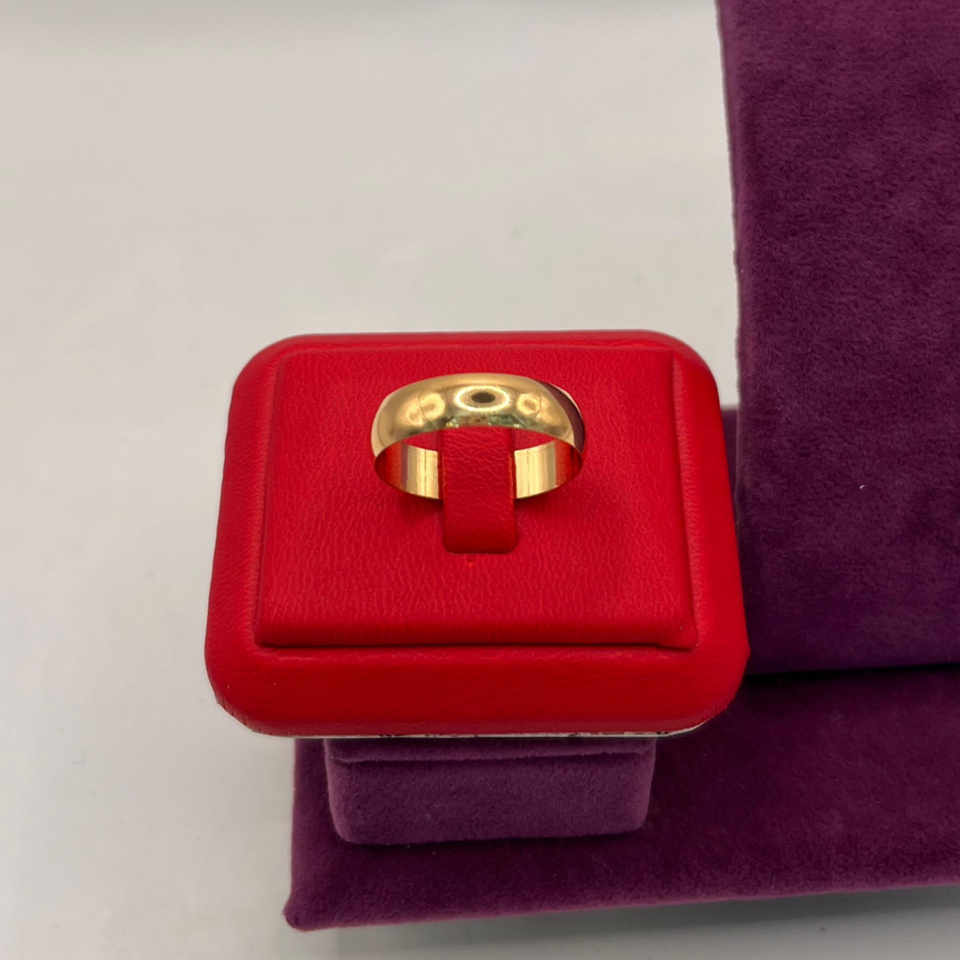 22 Ayar Altın Yüzük Düz Çilalı 2.47gr 23 - Y01256 - Fotoğraf 1