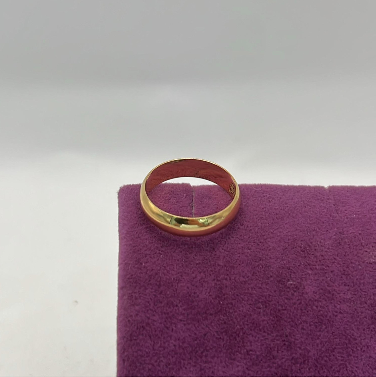 22 Ayar Altın Yüzük Düz Çilalı 2.47gr 23 - Y01256 - Fotoğraf 5