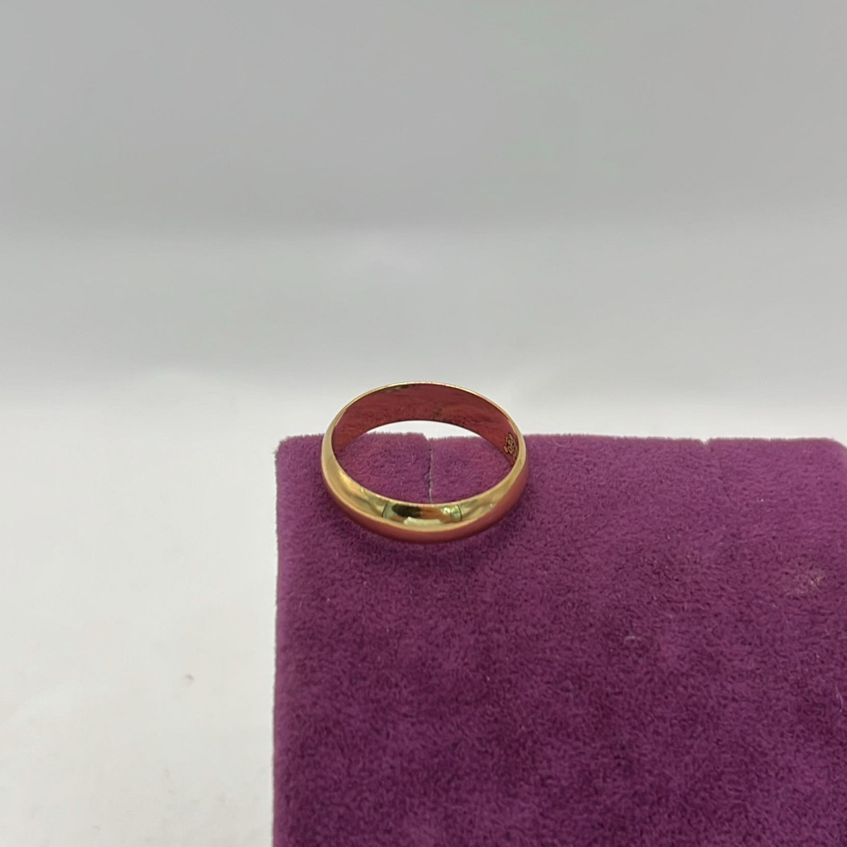 22 Ayar Altın Yüzük Düz Çilalı 4.40gr 27 - Y01258 - Fotoğraf 5