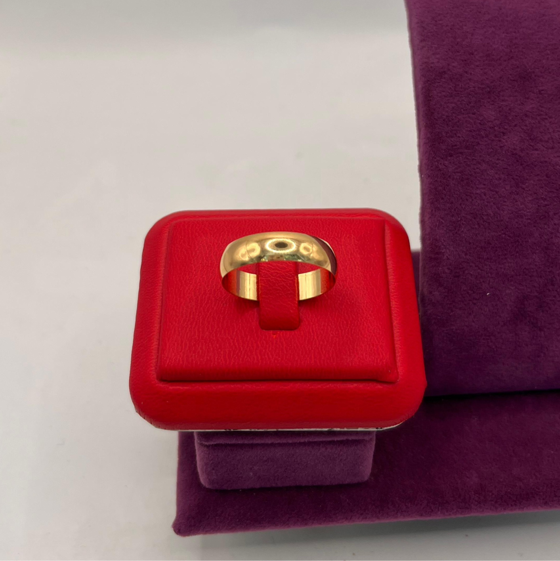22 Ayar Altın Yüzük Düz Çilalı 4.33gr 26 - Y01259 - Fotoğraf 1
