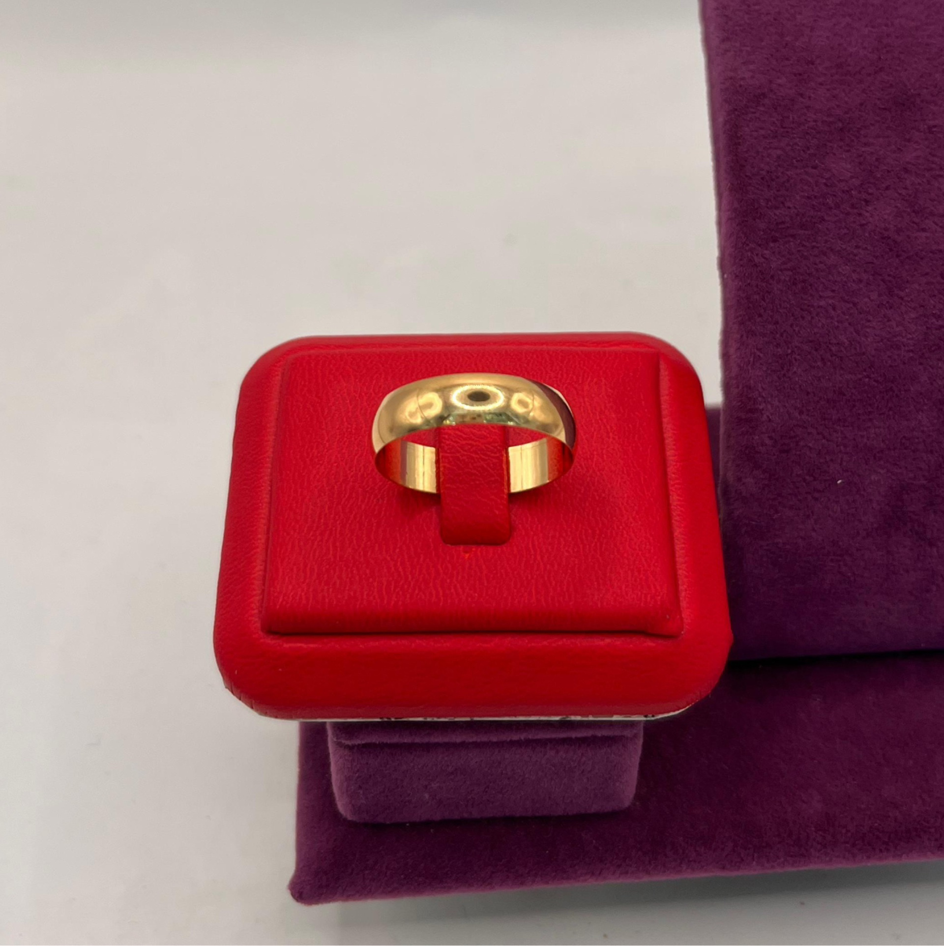 22 Ayar Altın Yüzük Düz Çilalı 3.27gr 25 - Y01260 - Fotoğraf 1