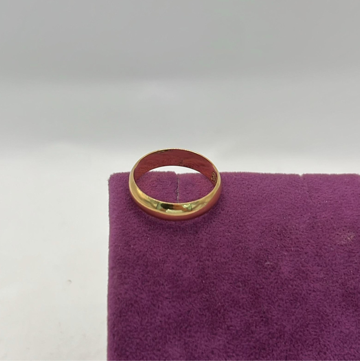 22 Ayar Altın Yüzük Düz Çilalı 4.22gr 25 Numara - Y01261 - Fotoğraf 5