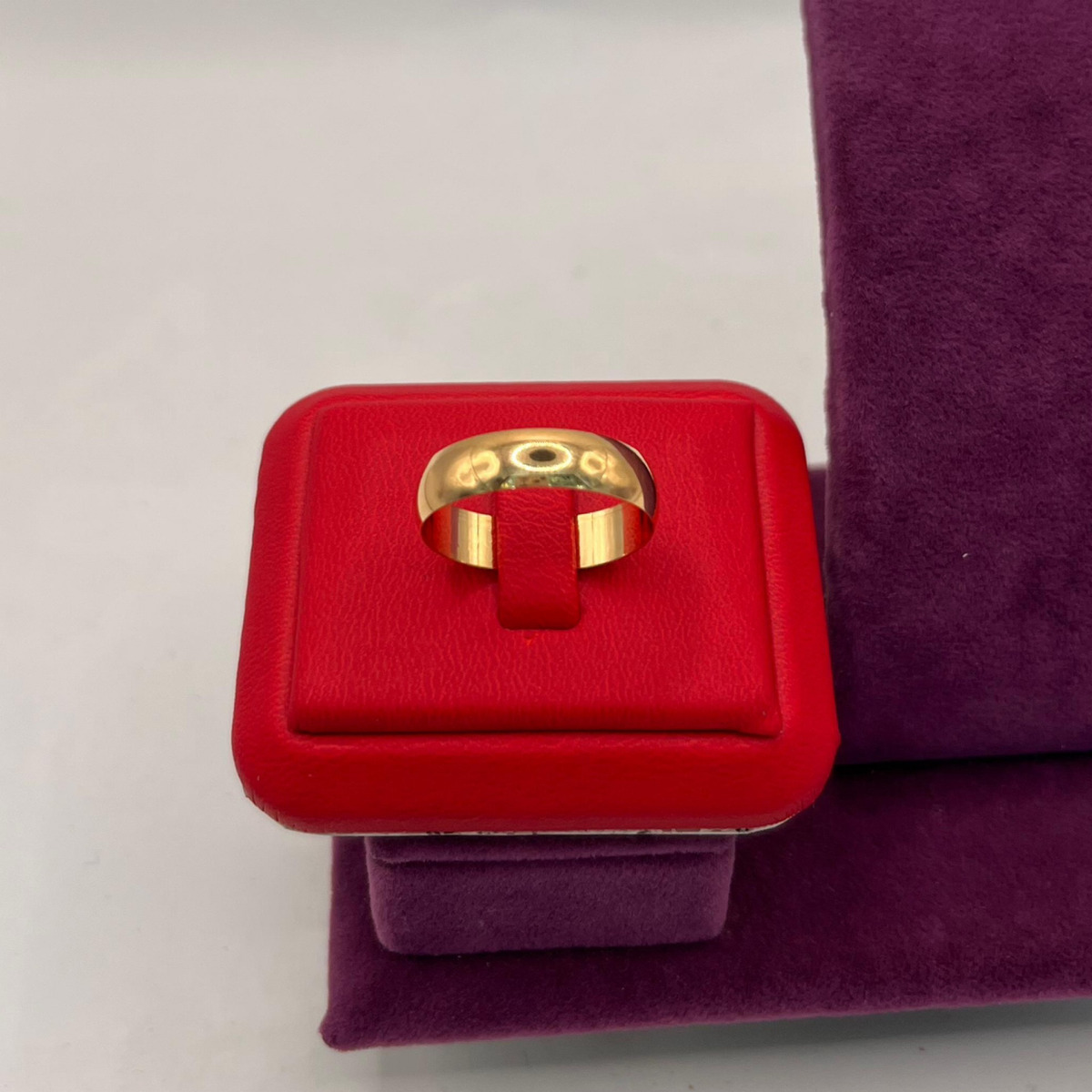 22 Ayar Altın Yüzük Düz Çilalı 4.28gr 24 - Y01264 - Fotoğraf 1