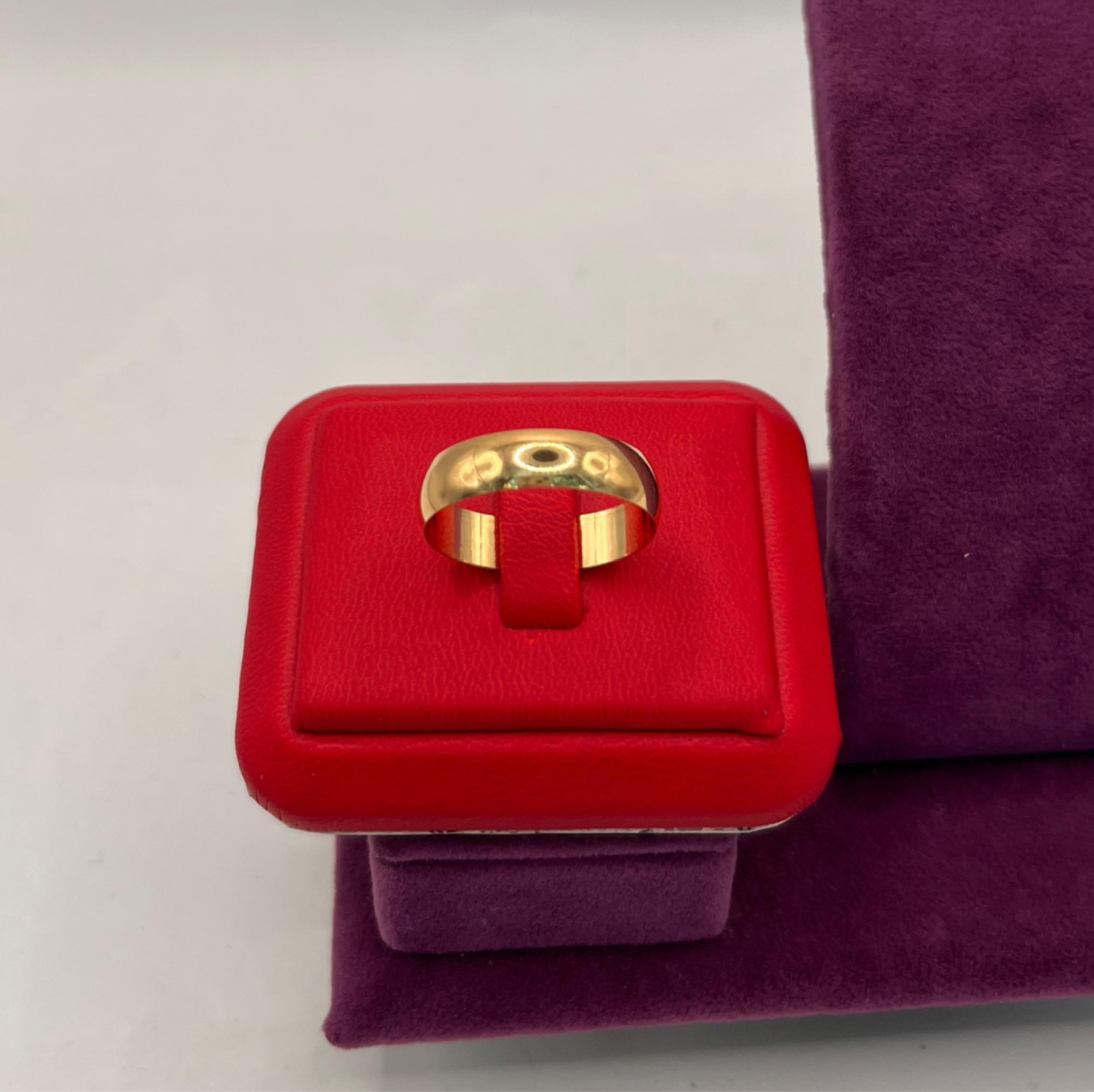 22 Ayar Altın Yüzük Alyans Cilalı Düz 4.33gr 23 - Y01265 - Fotoğraf 1