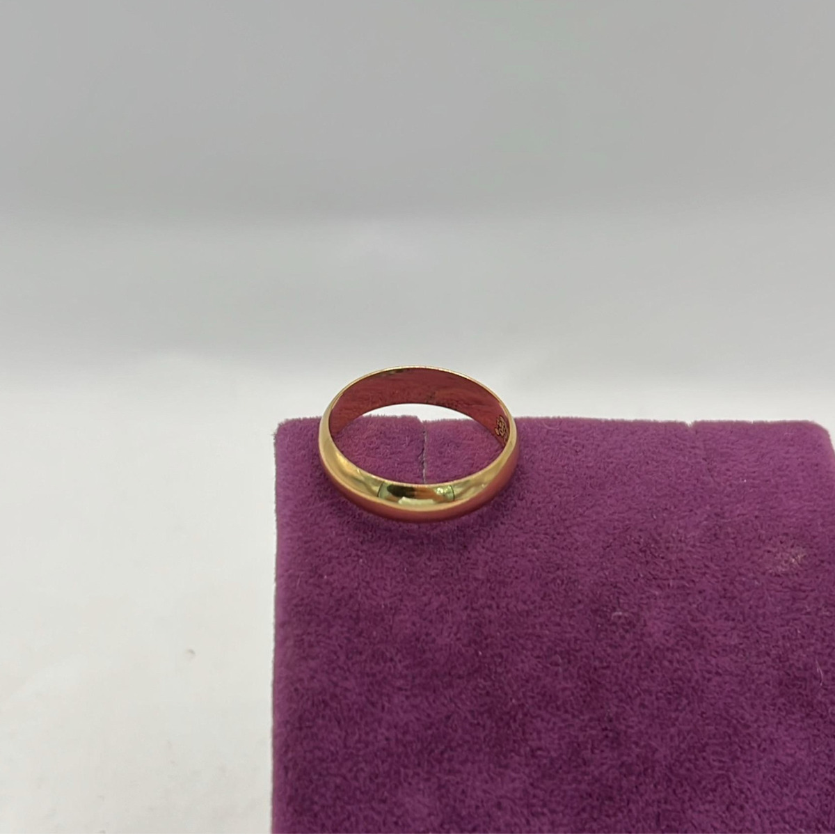 22 Ayar Altın Yüzük Alyans Cilalı Düz 4.33gr 23 - Y01265 - Fotoğraf 5