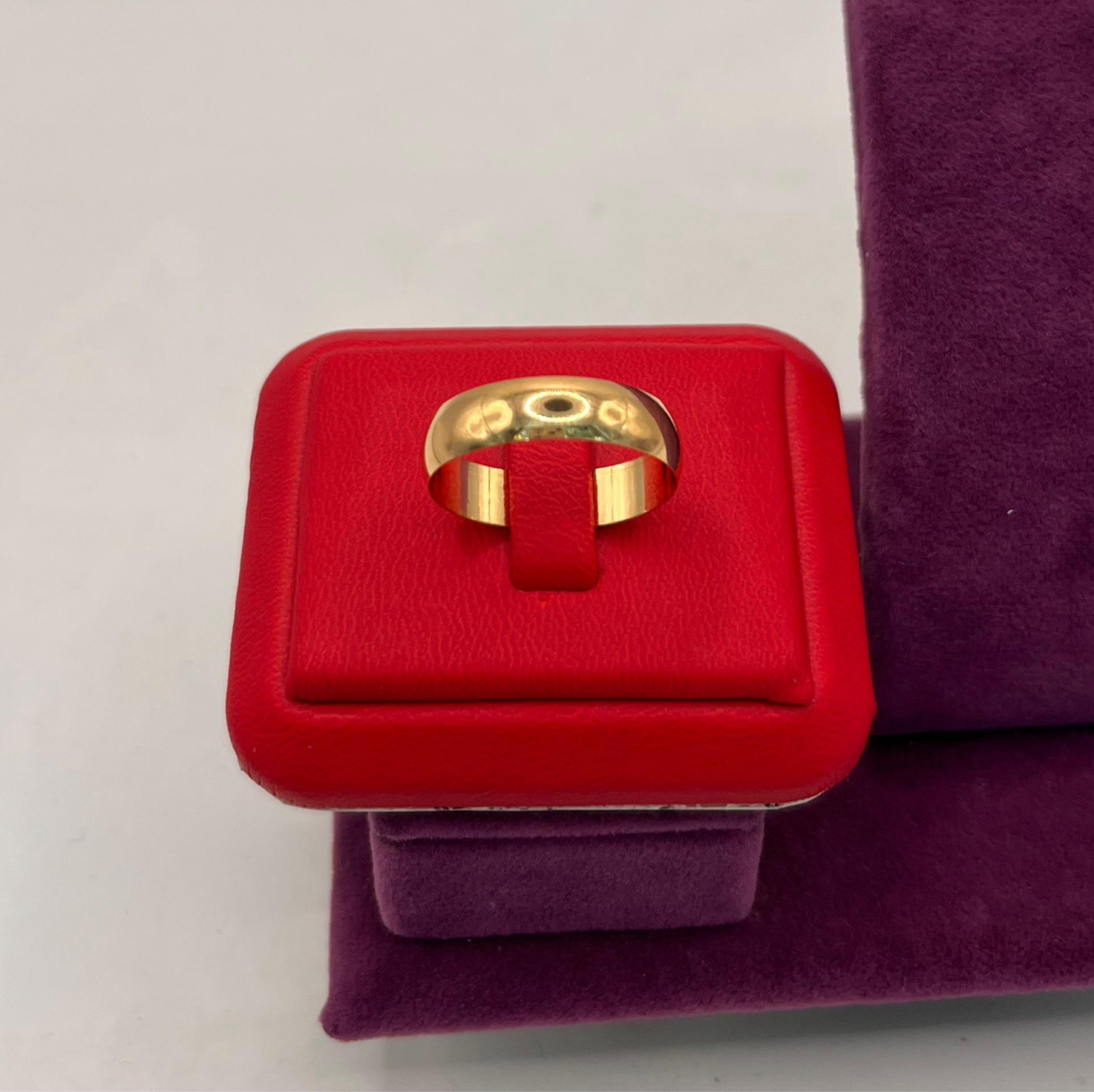 22 Ayar Altın Yüzük Düz Cilalı 4.05gr 11 Numara - Y01267 - Fotoğraf 1
