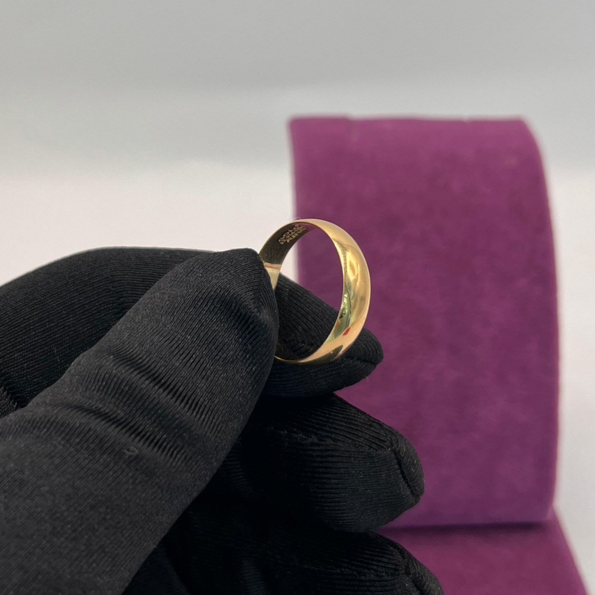 22 Ayar Altın Yüzük Düz Cilalı 4.05gr 11 Numara - Y01267 - Fotoğraf 4