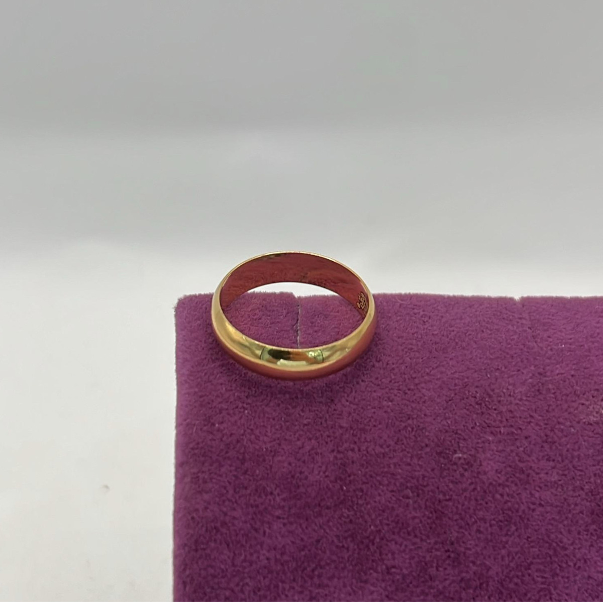 22 Ayar Altın Yüzük Cilalı Düz 4.16gr 13 Numara - Y01268 - Fotoğraf 5