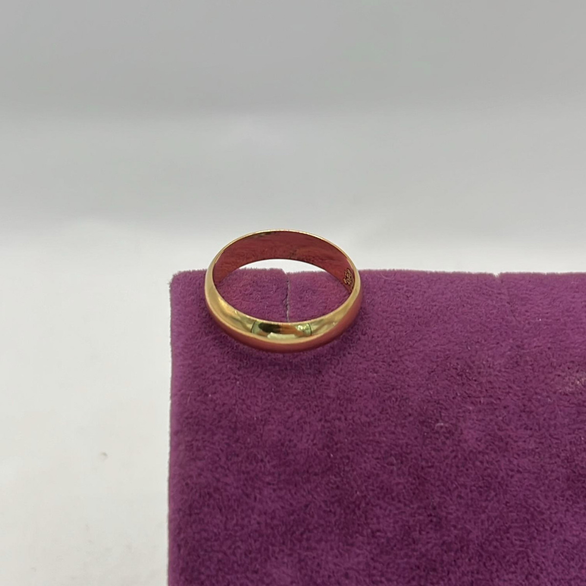 22 Ayar Altın Yüzük Alyans Cilalı Düz 3.97gr 14 - Y01269 - Fotoğraf 5