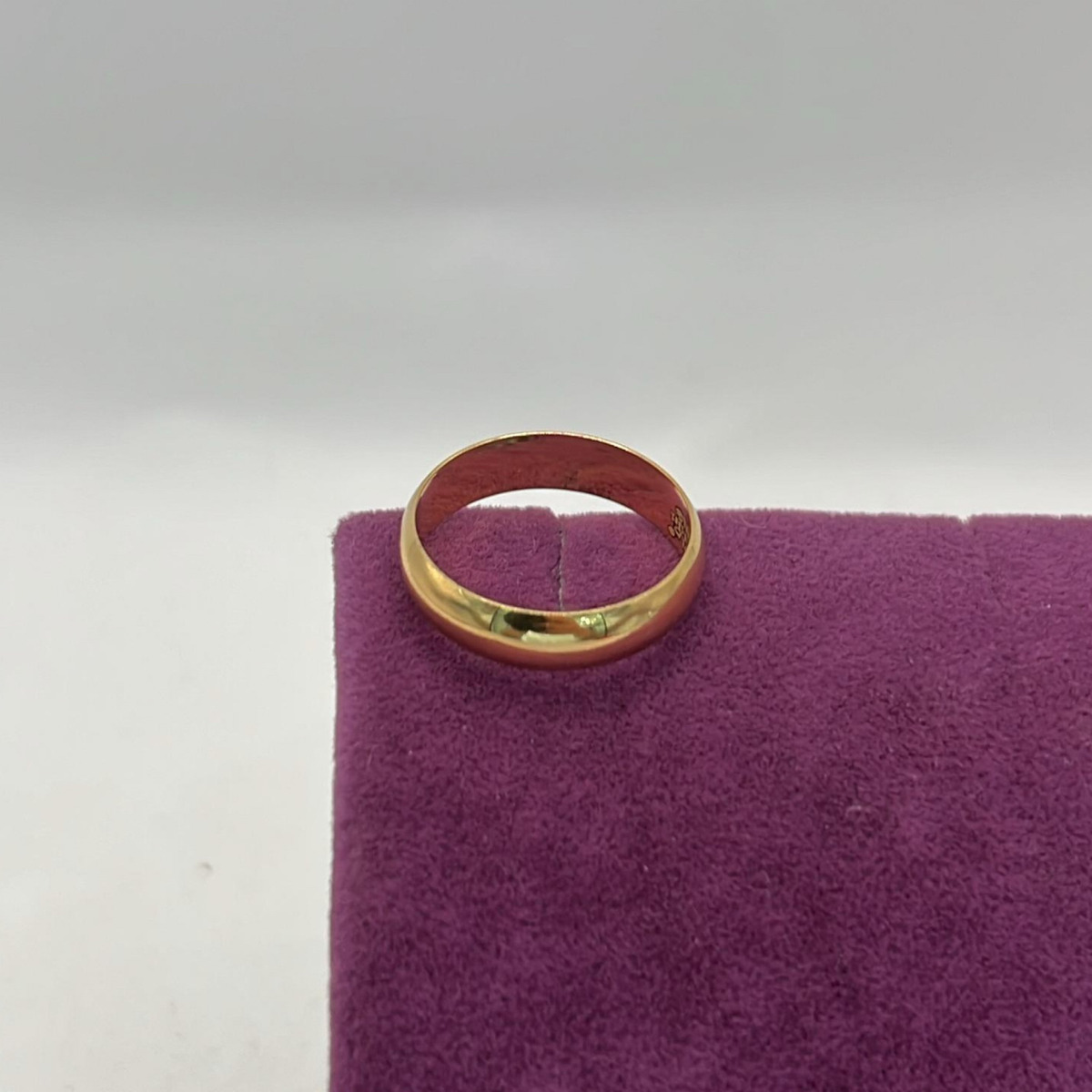 22 Ayar Altın Yüzük Alyans Cilalı Düz 3.62gr 15 - Y01270 - Fotoğraf 5
