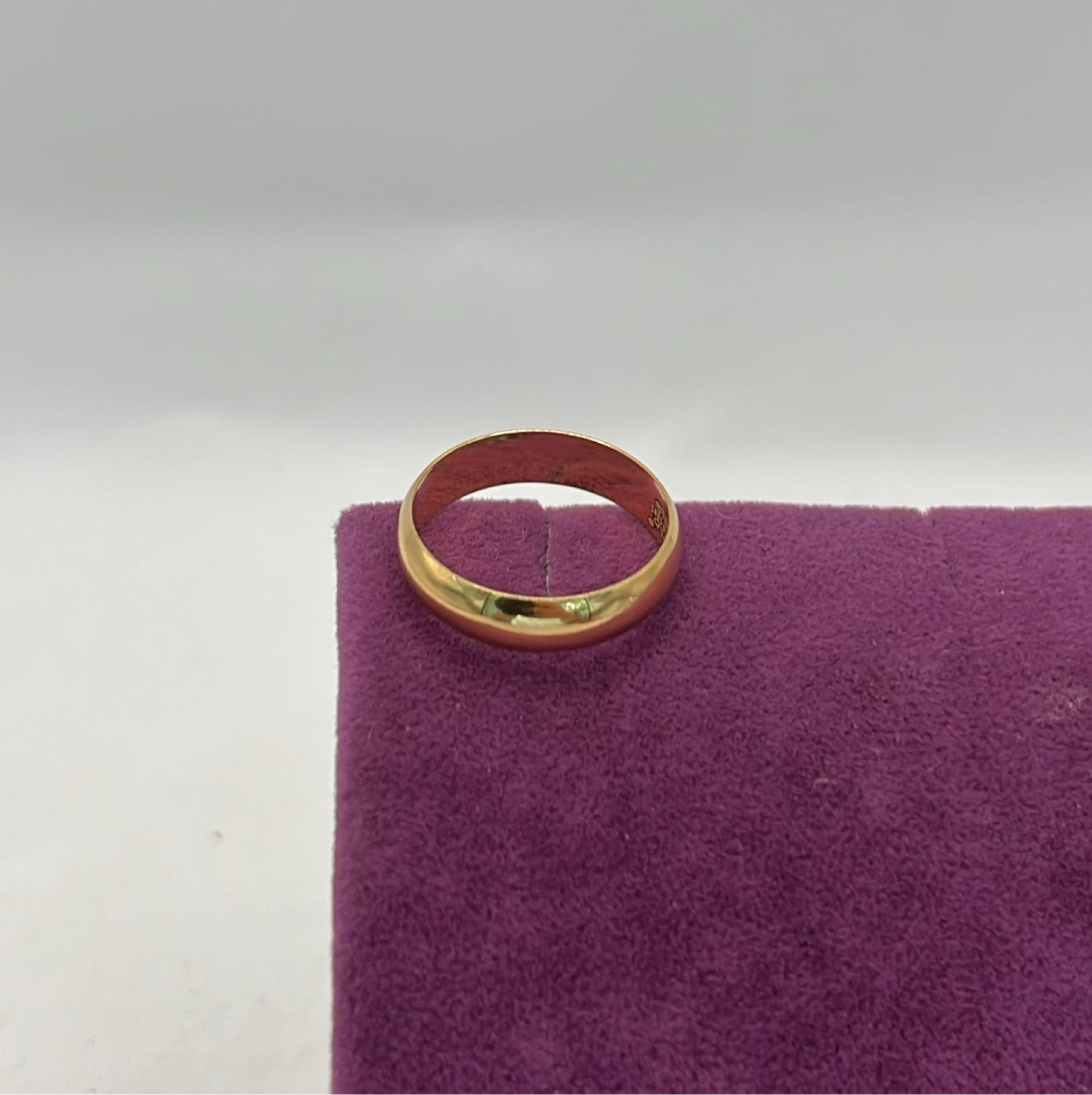 22 Ayar Altın Yüzük Cilalı Düz 3.17gr 15 - Y01272 - Fotoğraf 5