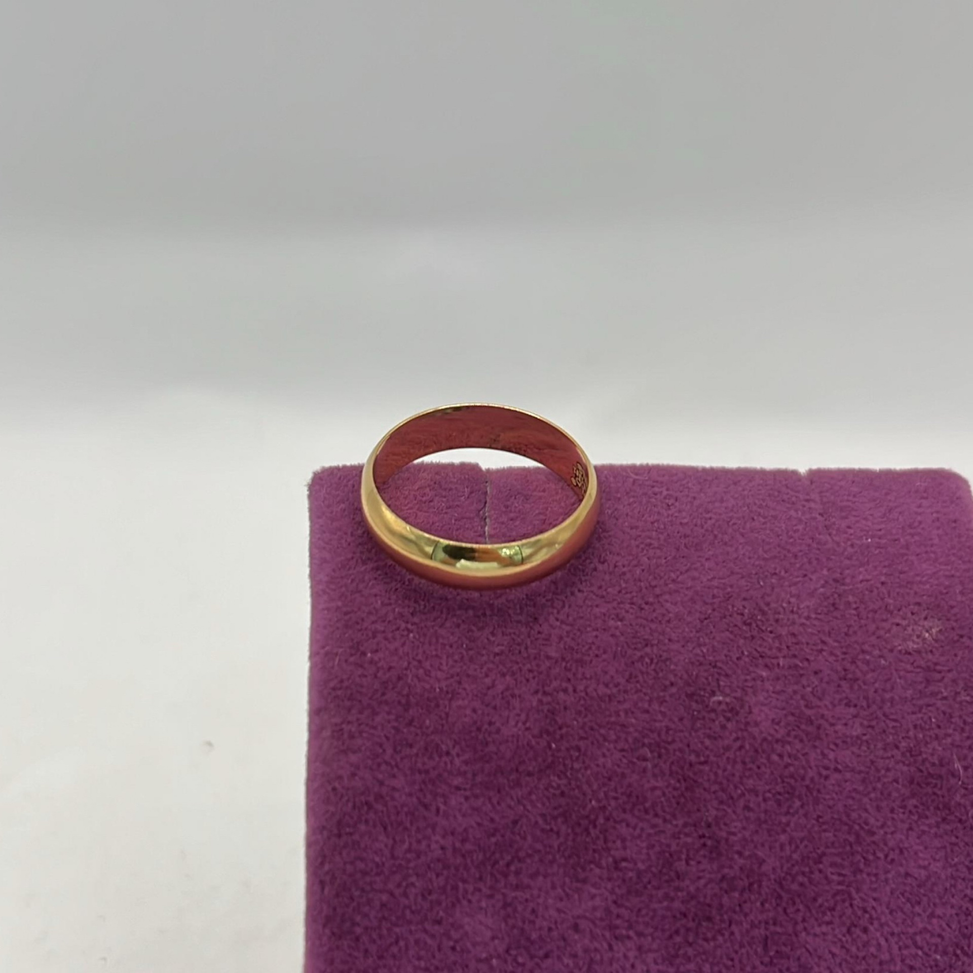 22 Ayar Altın Yüzük Cilalı Düz 3.17gr 17 - Y01274 - Fotoğraf 5