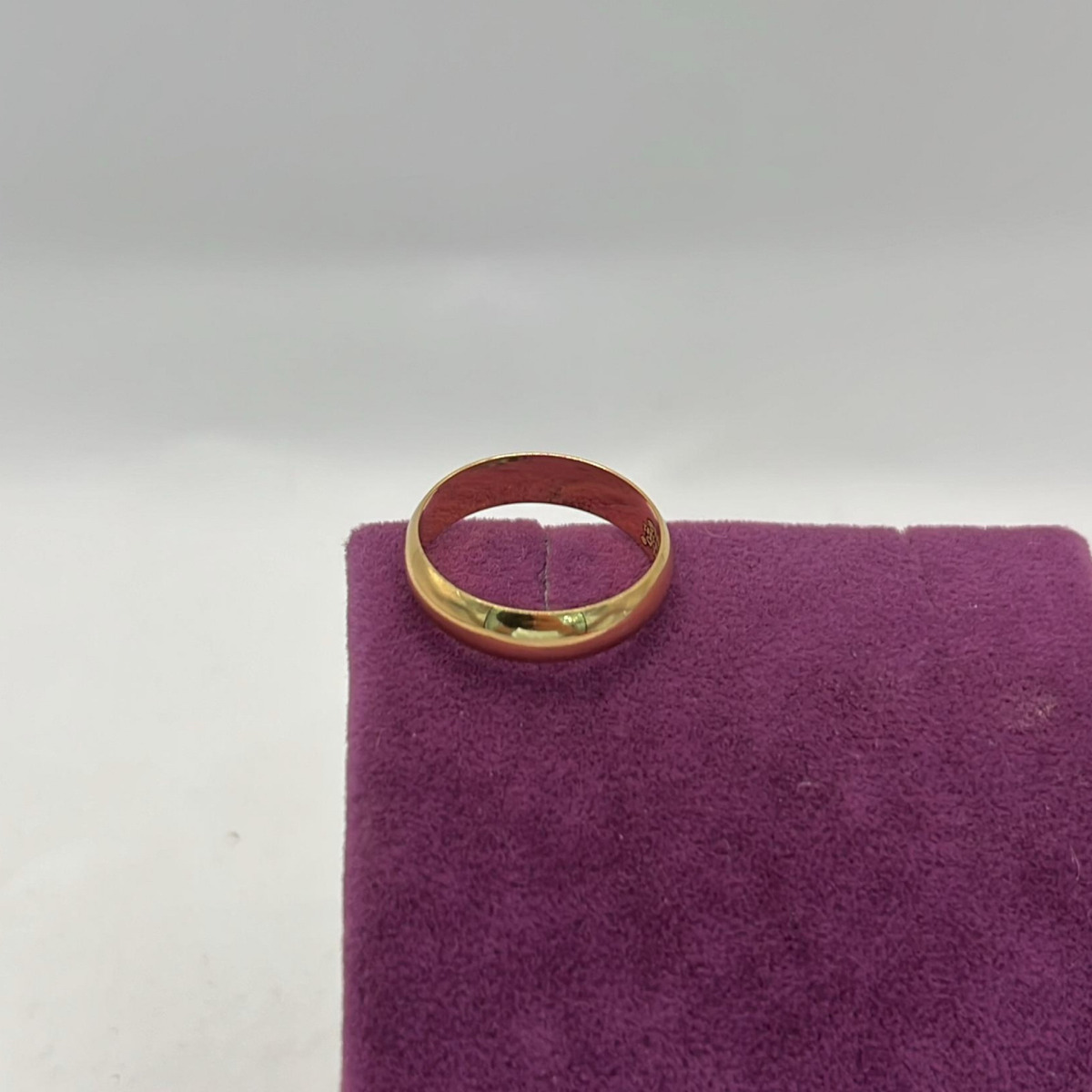 22 Ayar Altın Yüzük Cilalı Düz 3.17gr 17 - Y01274 - Fotoğraf 5